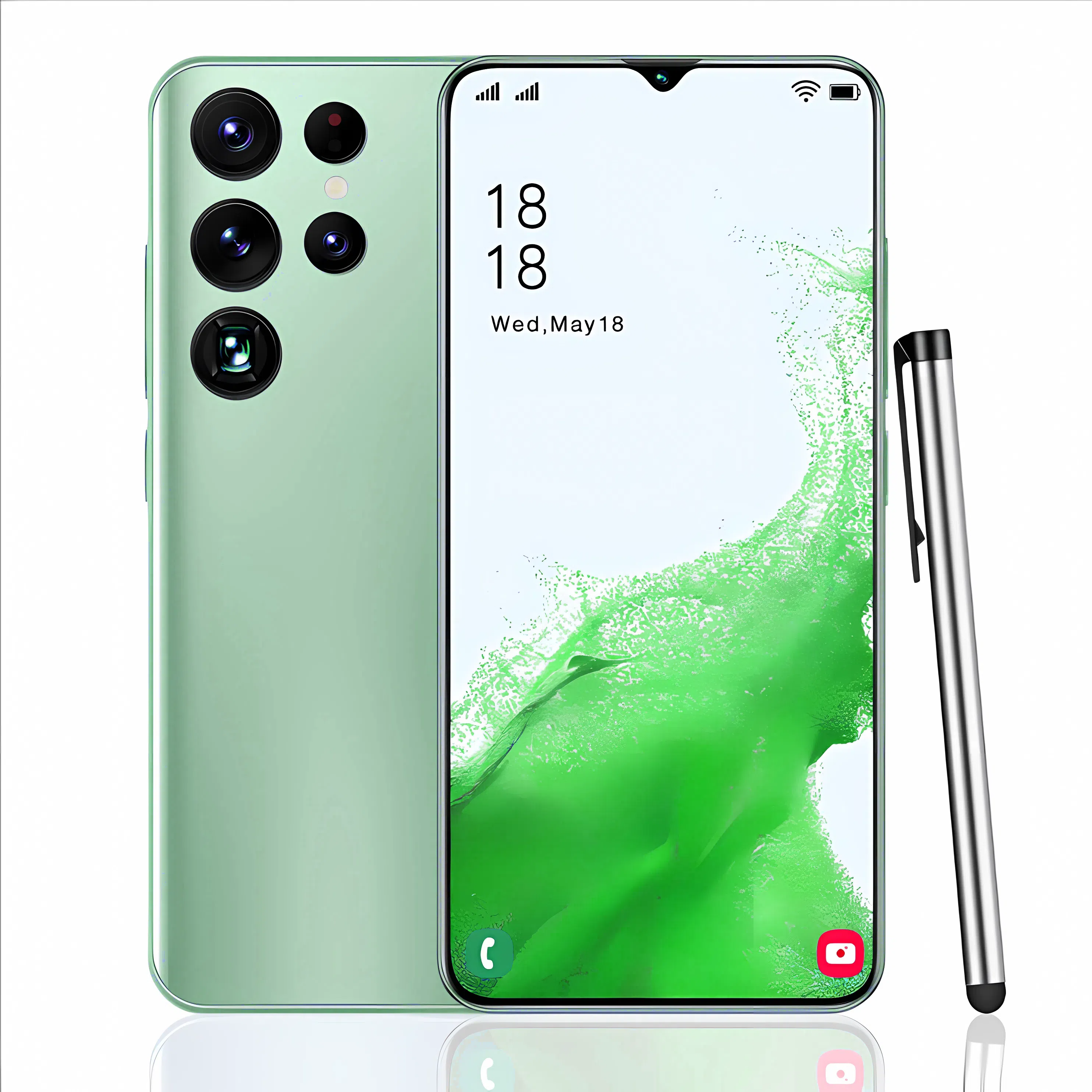 Hot Selling Asia 2024 Brand New S24 Ultra 12+256GB Celular Baratos Light Thin Design Fast Charge 5G Smart Mobilephone