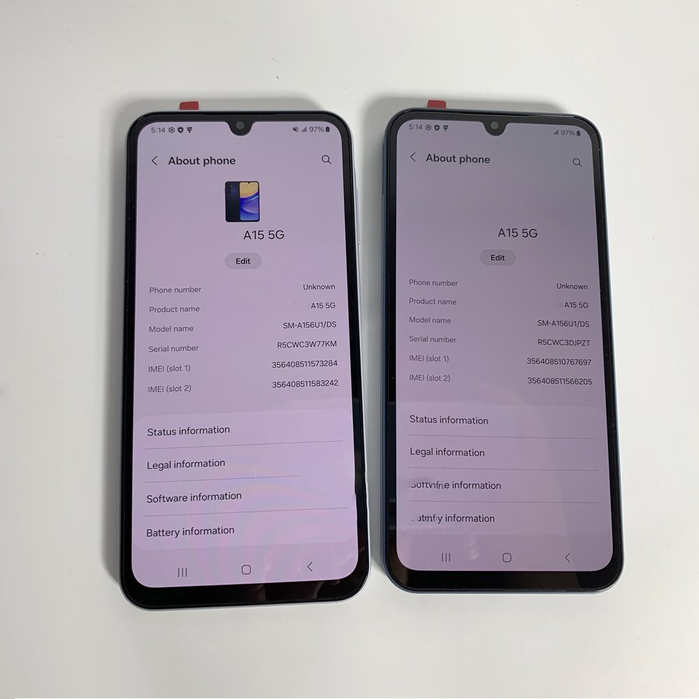 Original 99% New second hand phone For Samsung A15 5G smartphone 128GB Android unlocked A13 A14 A54 used mobile phones