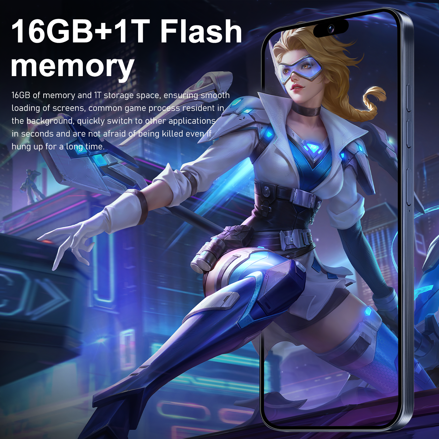 Original phone16 Pro Max unlocked 4G 5G cell phone 6.8 inch AMOLED Screen large memory smartphone Global GSM LET mobile phones