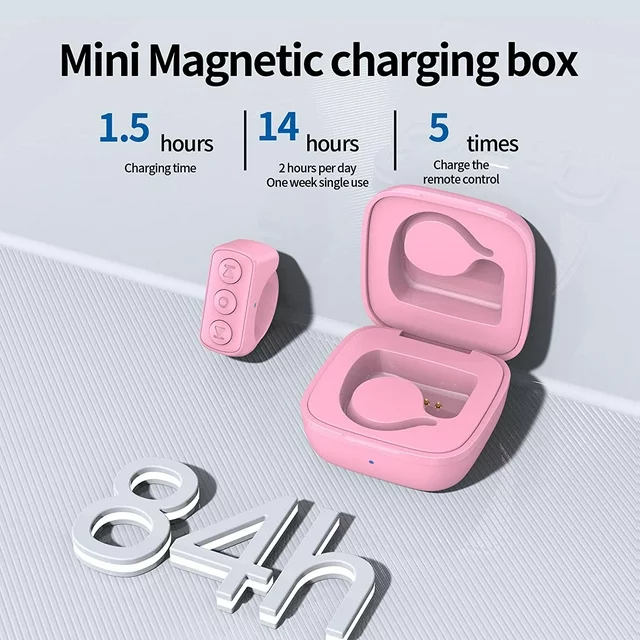 Bluetooth Tiktok Remote Control Page Turner Fingertip Video Controller Scrolling Ring for Phone