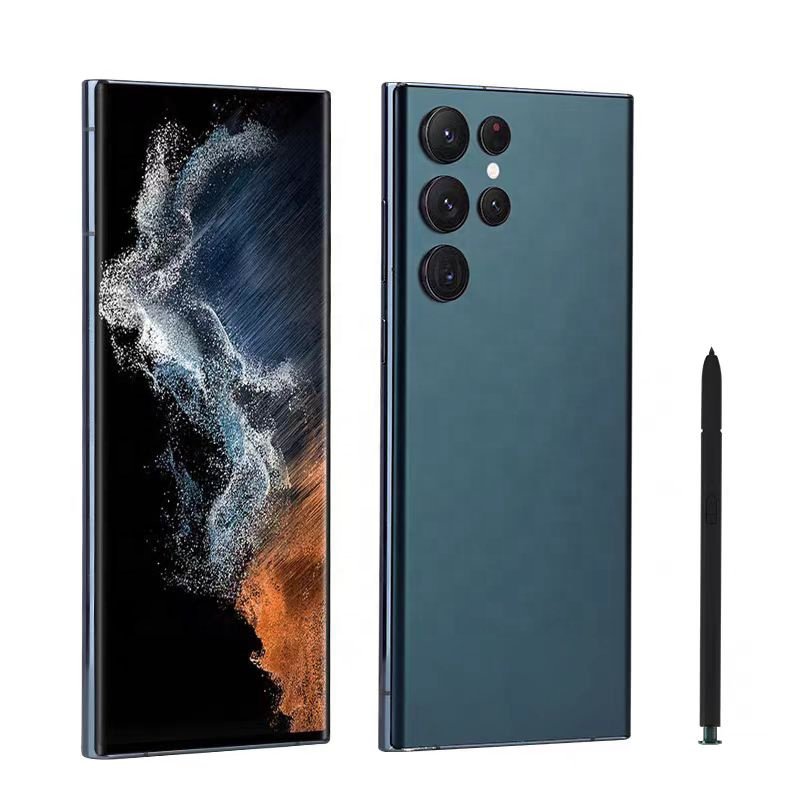 Factory Low Price S22 ultra Original 8GB+256GB Android 12.0 Cell Phone 5G Smartphone 6.8 Inch Smart Mobile Phones