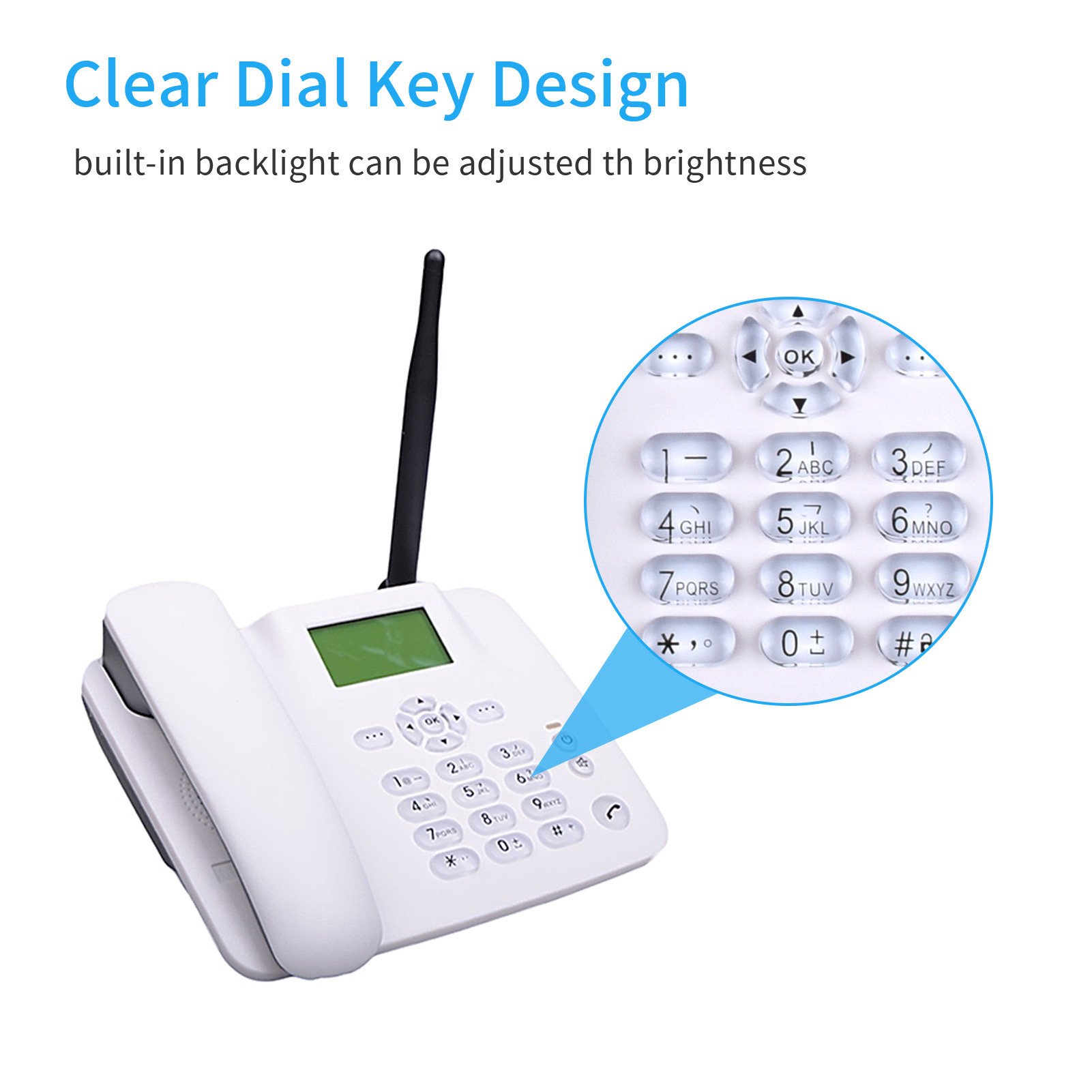Gsm Fixed Wireless Phone Fwp With Sim Card F316 Home/office Landline Cordless Telephones