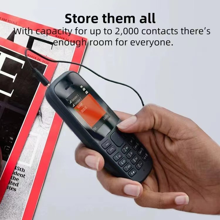 2024 Top Selling China Factory 105 Mobile Phone 1.77 inch Unlocked Celulares Baratos
