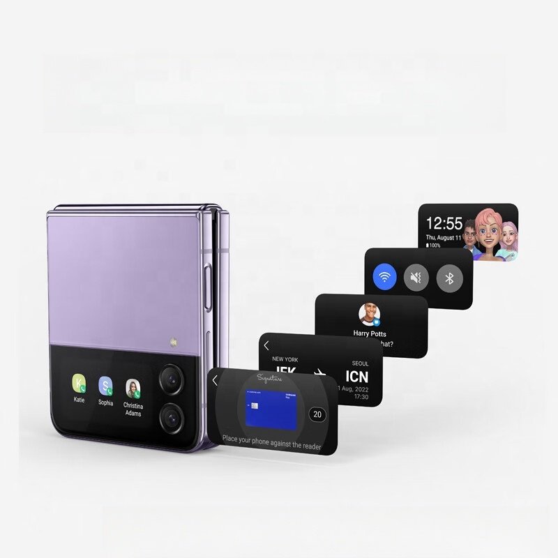 For Z Flip 4 phone mobile foldable Global version 6.7" 3700mAh Folding screen Unlocked Original used A+ 5G smartphone
