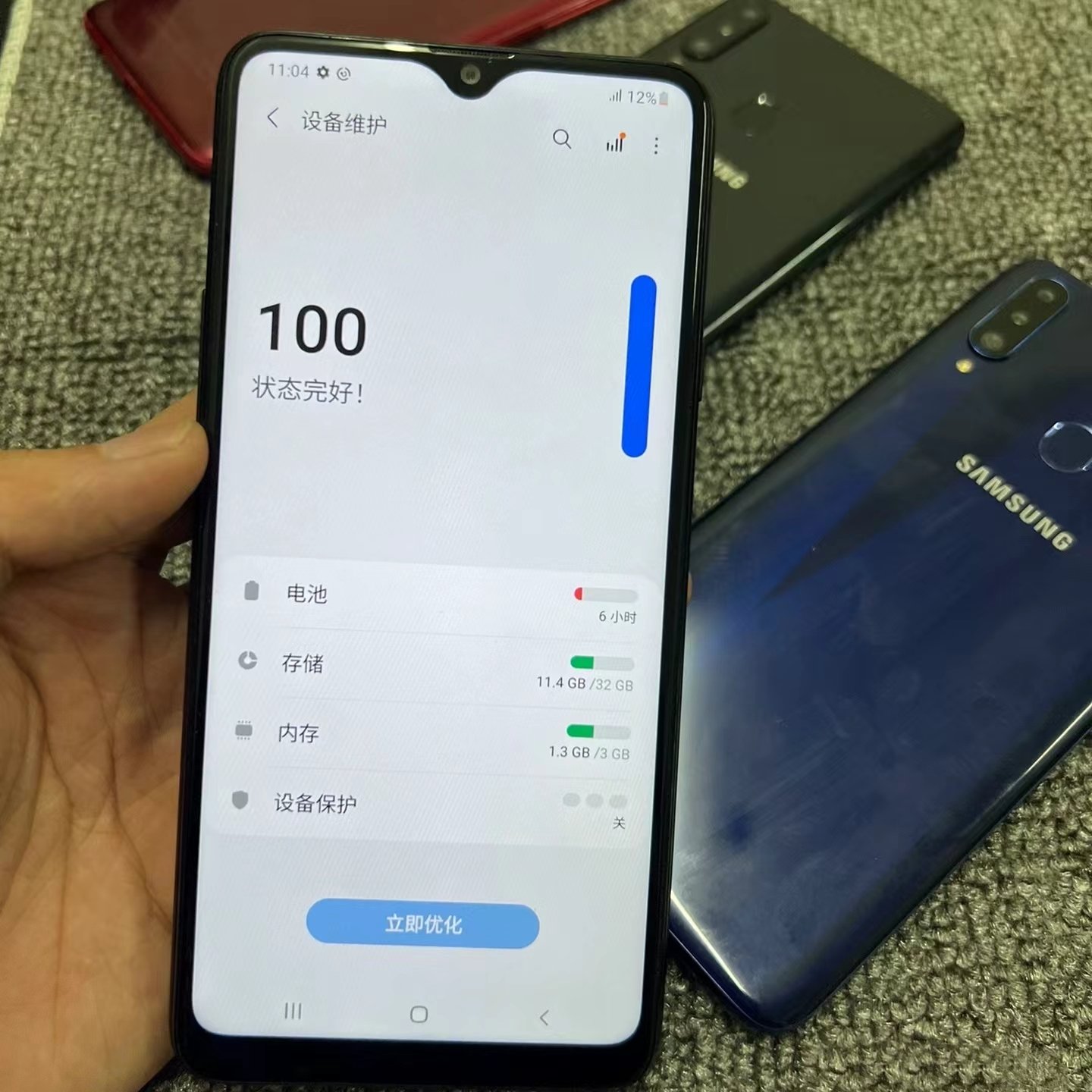 Original 99% new used mobile phones 6.5 inches second hand mobile phones For Samsung A20 A20s