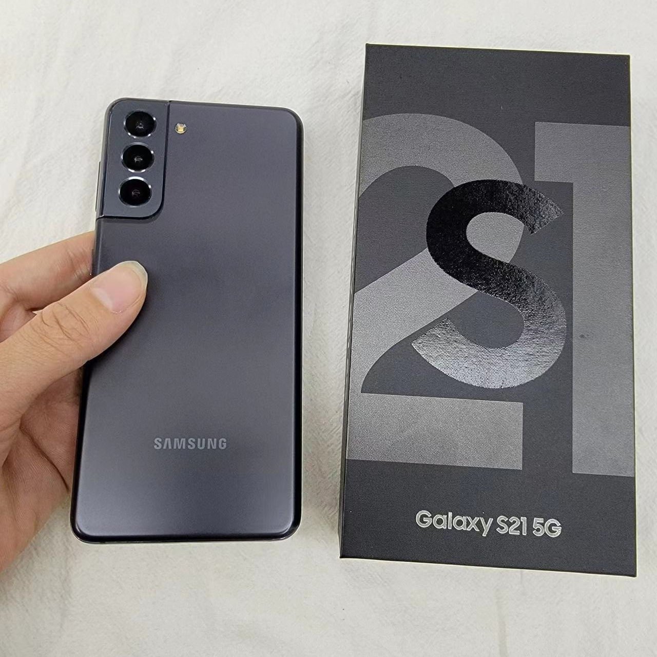 Original 99% for Samsung Galaxy S215G Smartphone Brand New 128GB Unlocked Mobile Phone S20 Ultra S21+ Plus Used Mobile Phone