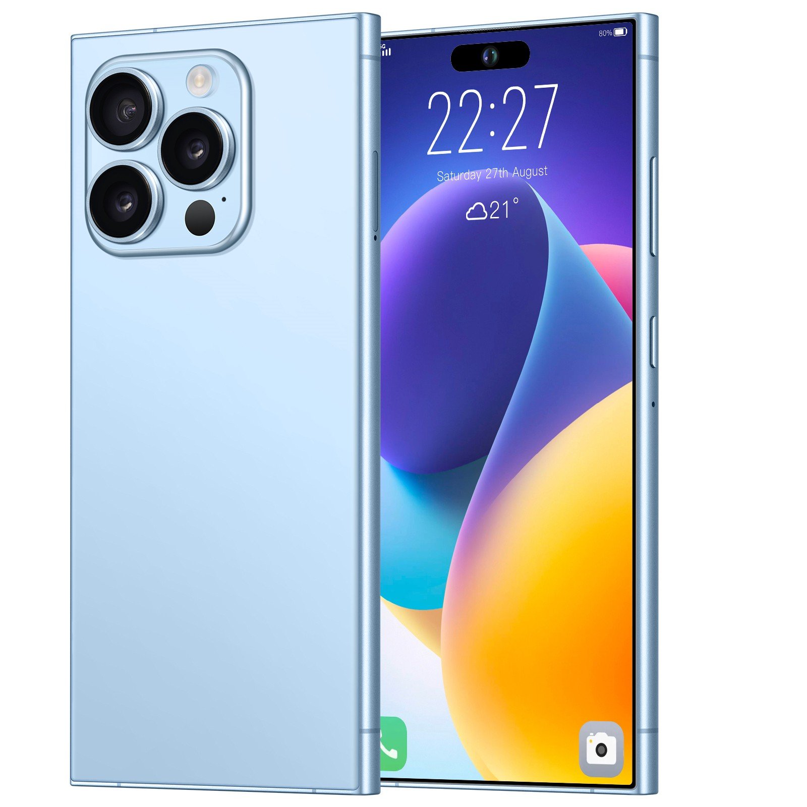 i15 Ultra 7.3 Inch All-In-One 5G Smartphone Dual SIM Real 4G 8 Million Pixels Smart Gaming Features Built-In Pen Used Condition