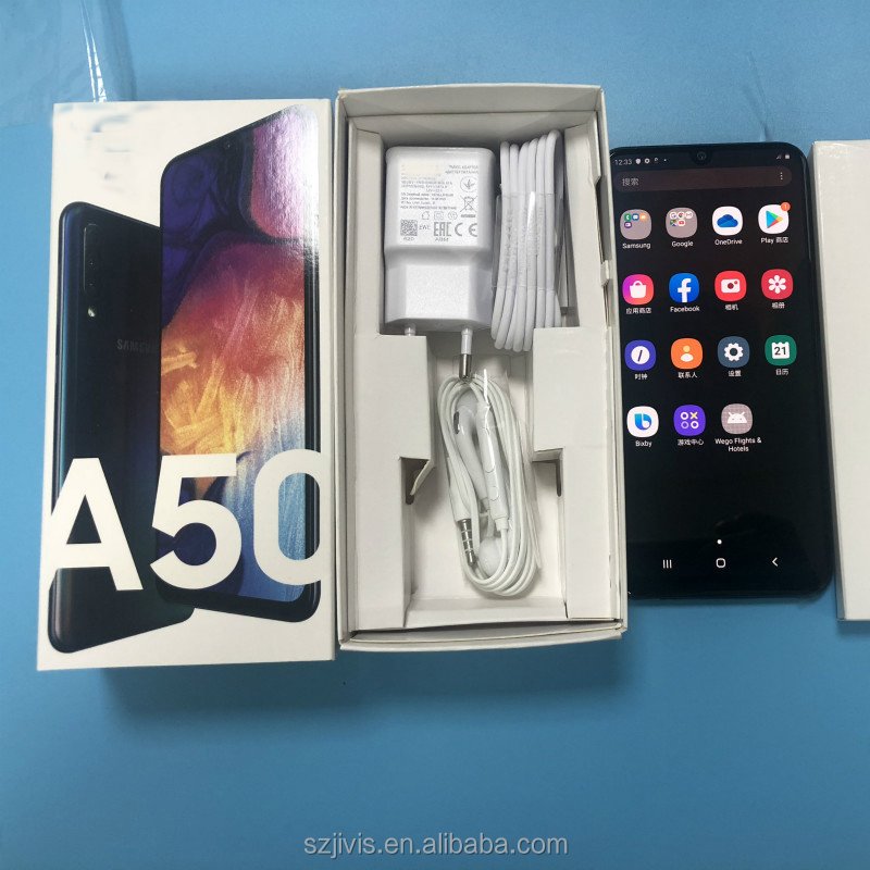 Original Used celulares telefonos unlocked Mobile Phones 6.3 inch 2sim 128G 64G for samsung A50 A50S