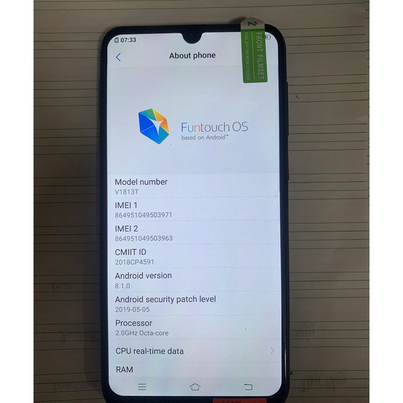 Cheap used mobile phone low price for vivo Y97 smart high quality used mobile phone