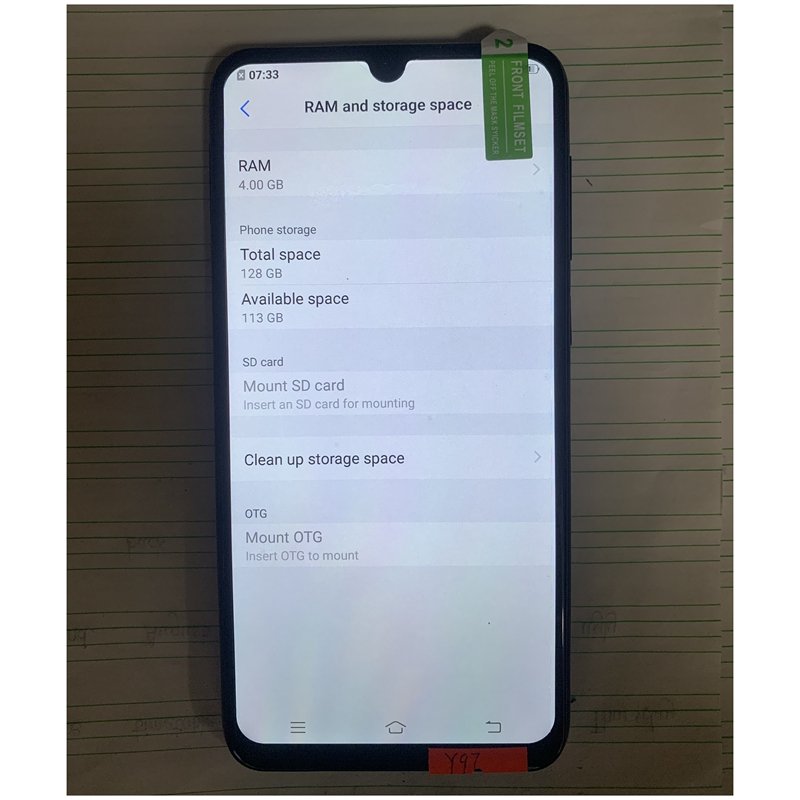 Cheap used mobile phone low price for vivo Y97 smart high quality used mobile phone