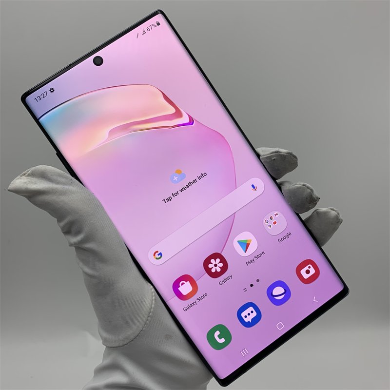Original global version mobile phone For Samsung Note 10+ smartphone Dual SIM Note 10 + mobile phone