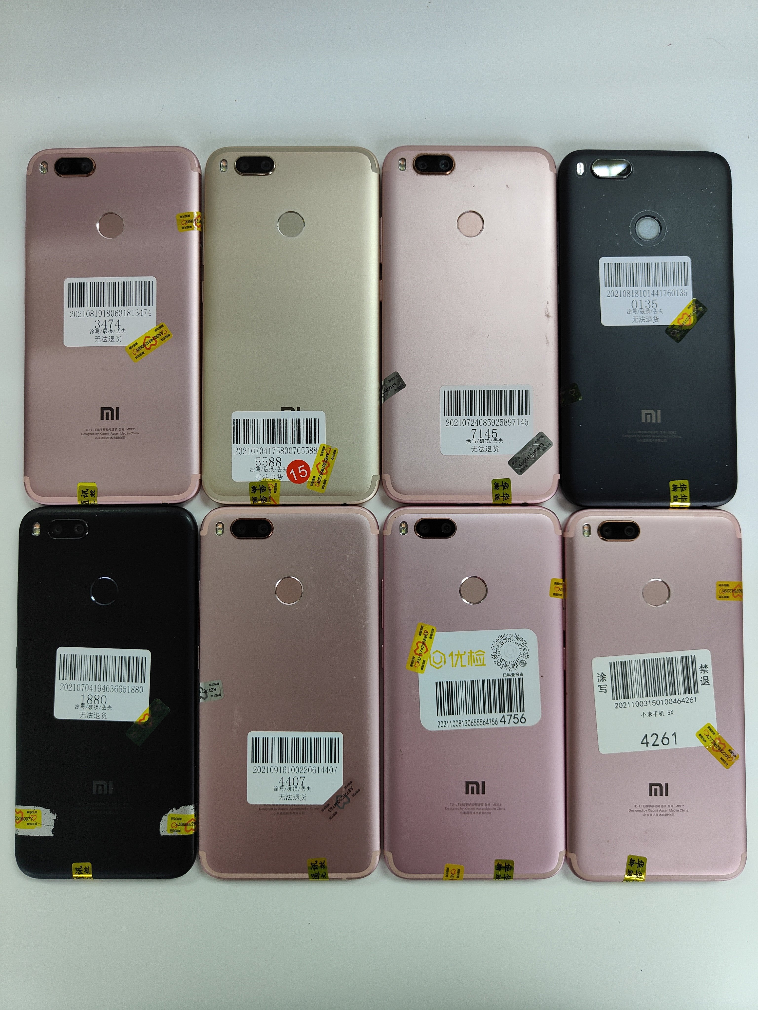Cheap original used 5.5'LCD cheap price android xiaomi redmi 5X (mi A1) used mobile phones for sale