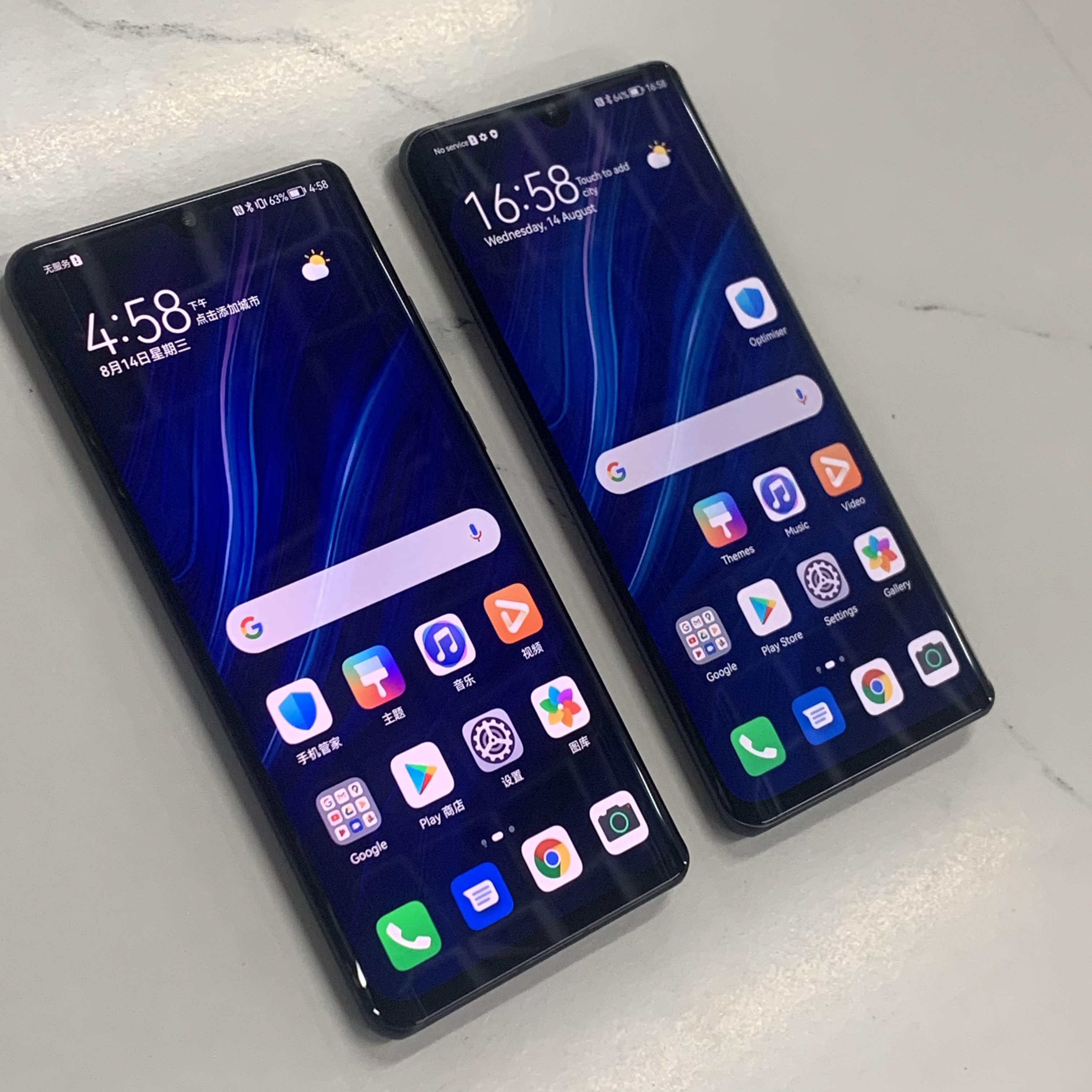 Low price unlocked Used original Wholesale mobile phone For Hua-wei p30 pro smartphone