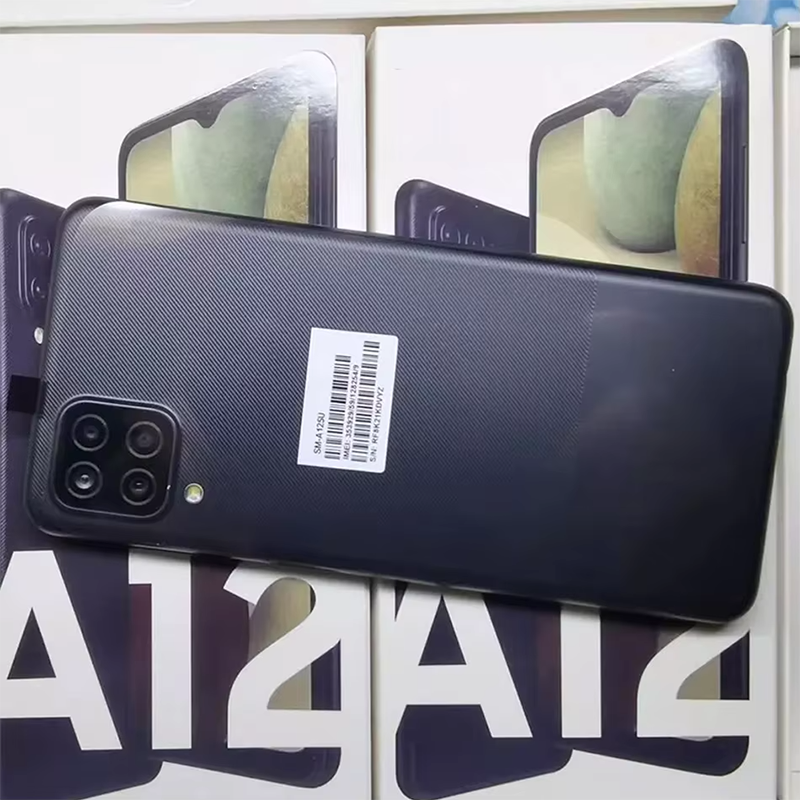 Good Condition Used Android Phone Cheap Wholesale A12 No Scratch Mobile Phone