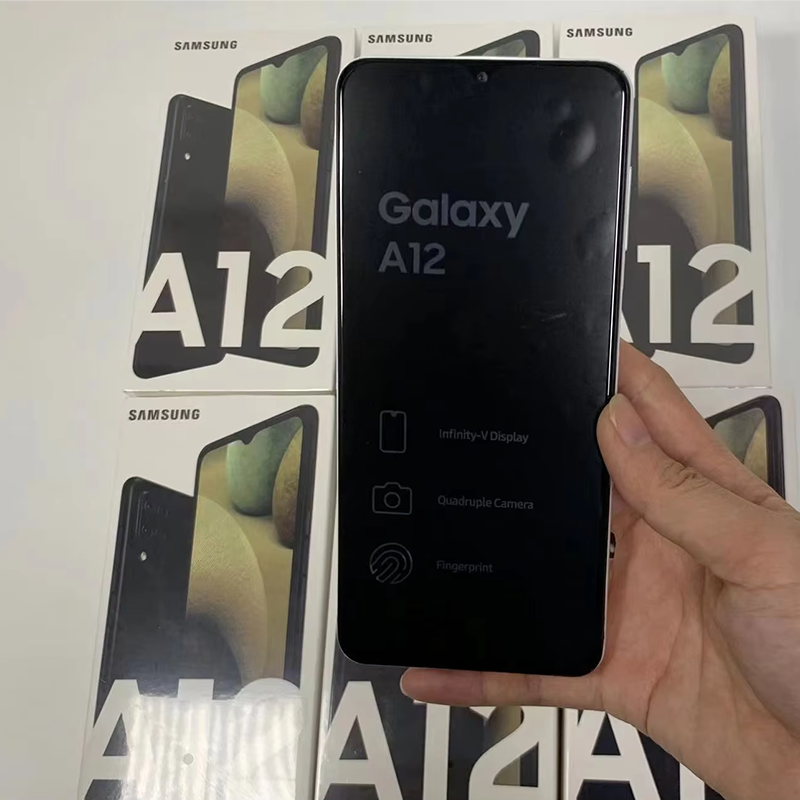 Good Condition Used Android Phone Cheap Wholesale A12 No Scratch Mobile Phone