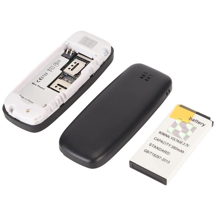 BM10 Dual SIM 0.66-inch Mini Mobile Phone 2G GSM Cellphone with Ear Hook