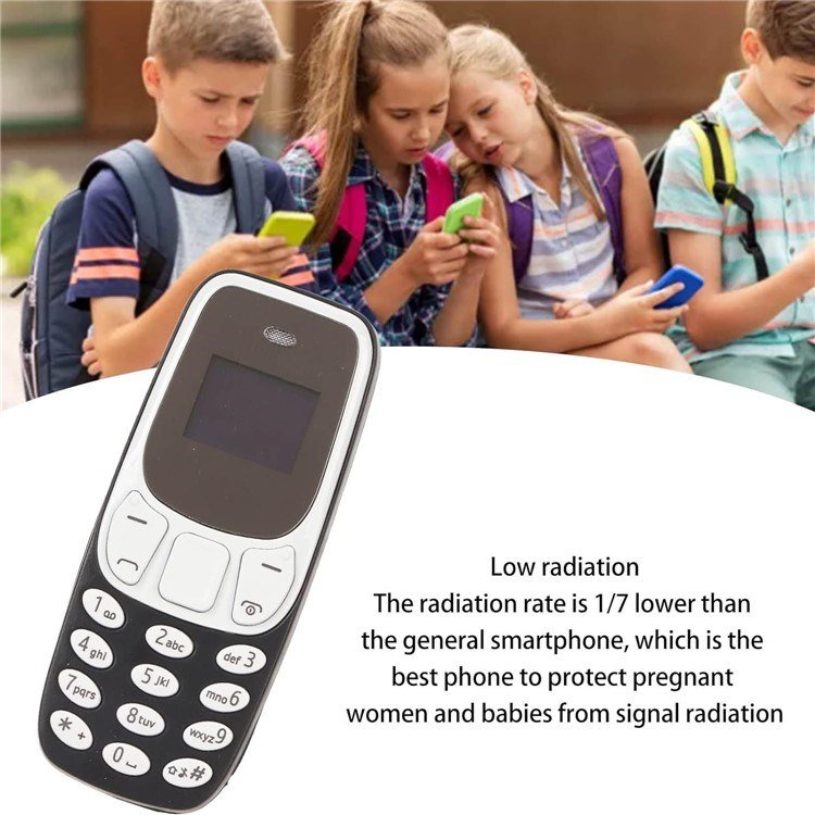 BM10 Dual SIM 0.66-inch Mini Mobile Phone 2G GSM Cellphone with Ear Hook