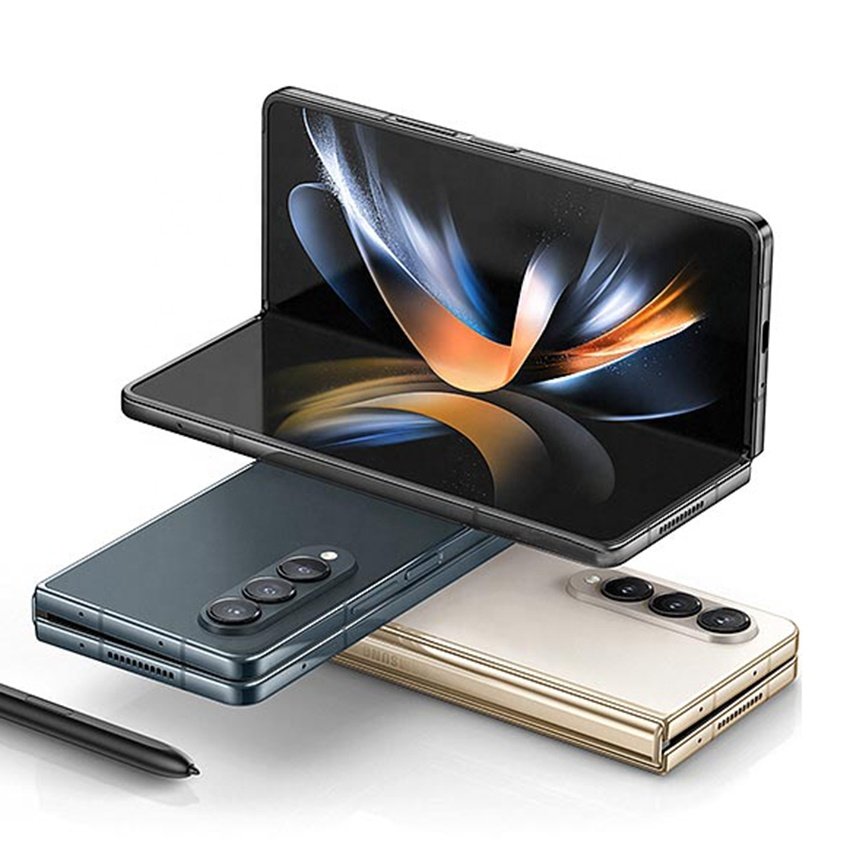 In Stock Unlocked Used Mobile Phone Galaxy Z Fold4 Fold5 Fold6 7.6 Inch Foldable Snapdragon 8+ Gen 1 Rugged Android Cheap Phone