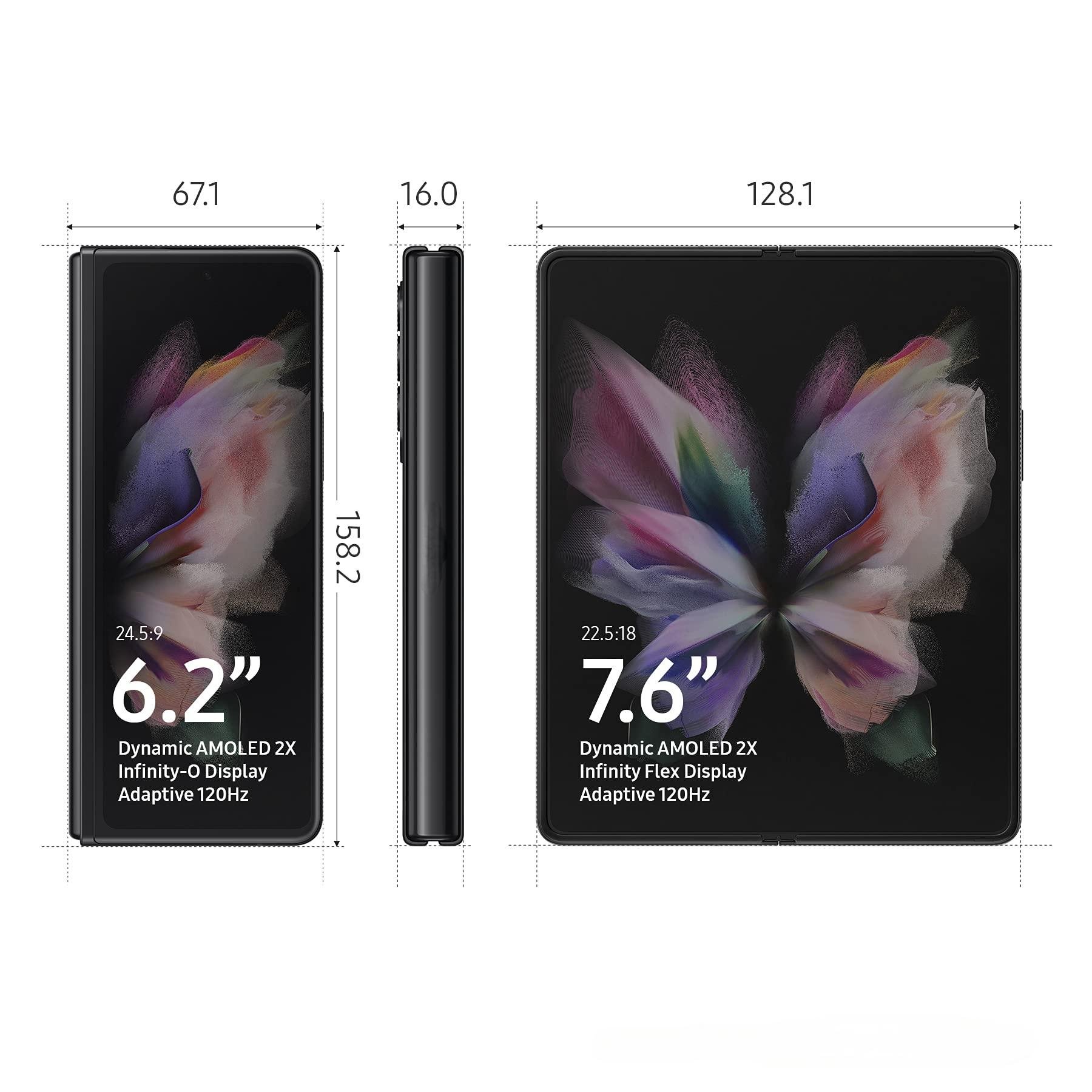 Wholesale Used Mobile Phones For Samsung Galaxy Z Fold3 5g Smartphone Original global version Android smart phone