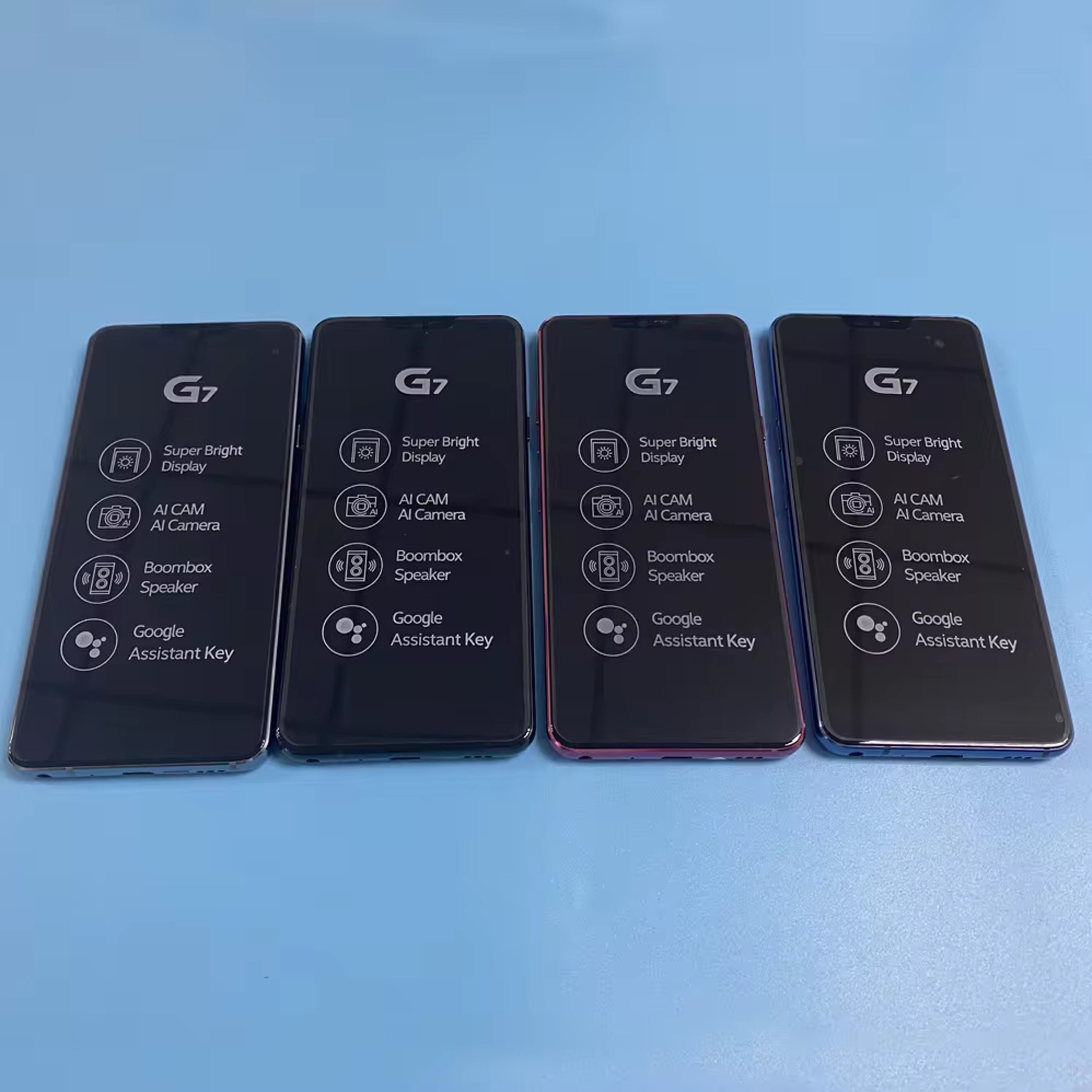 Original unlocked For LG G7 ThinQ 64GB used mobile phone GSM Android 1SIM smartphone wholesale Stylo 6 K51 celulares cellphone