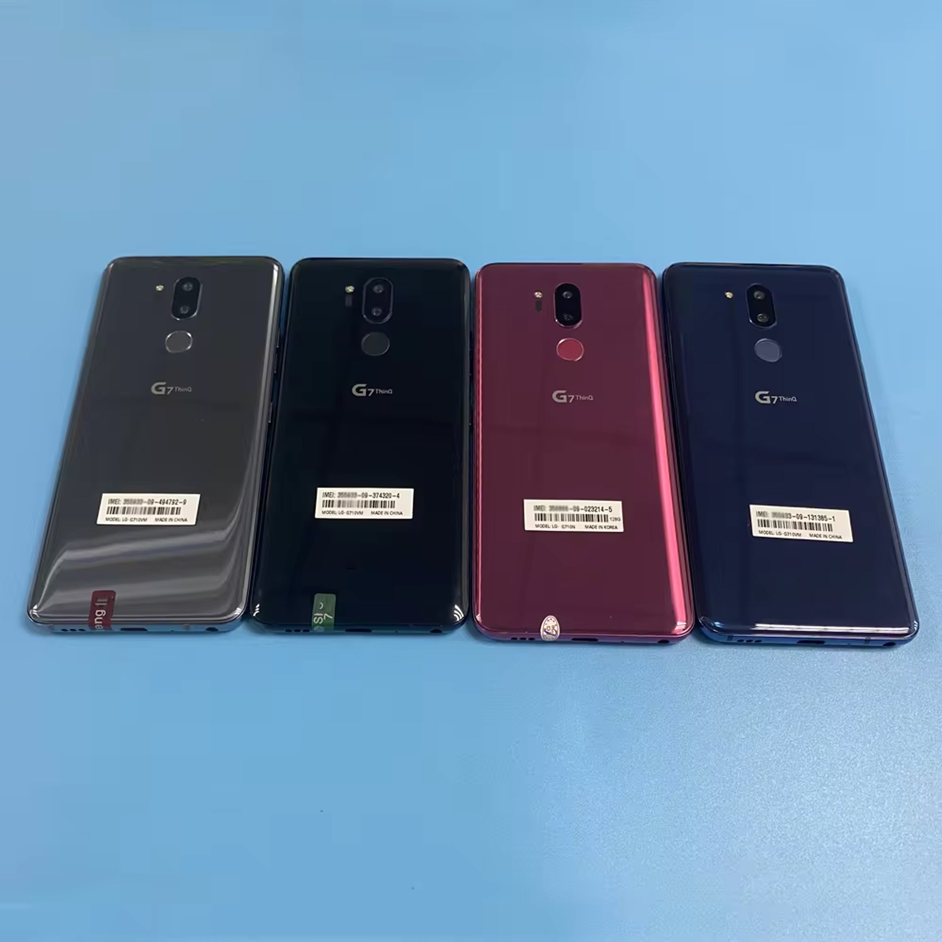 Original unlocked For LG G7 ThinQ 64GB used mobile phone GSM Android 1SIM smartphone wholesale Stylo 6 K51 celulares cellphone
