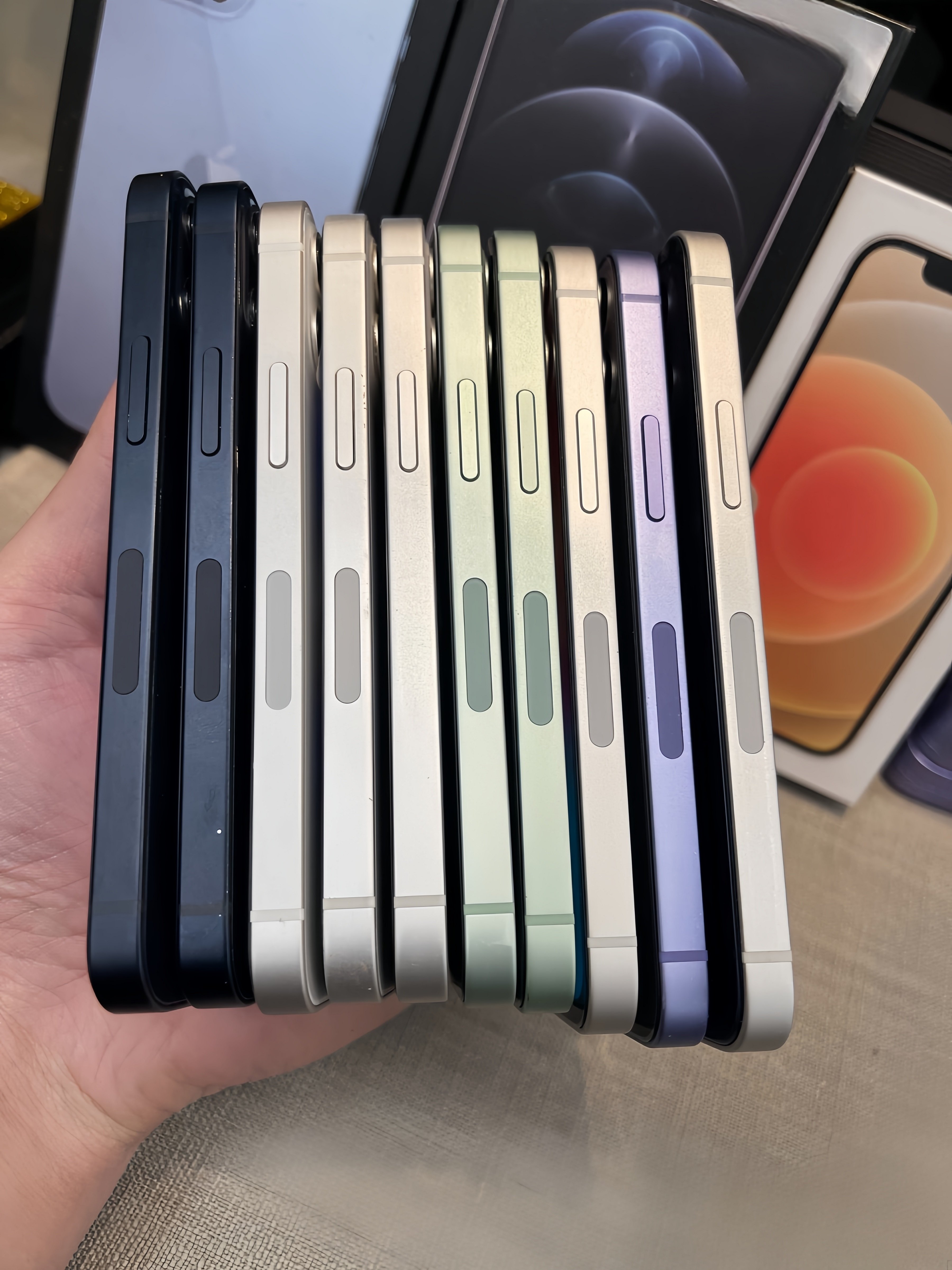 wholesale A grade 5g smartphone original used mobile phone for i Phone 12 mini 128GB 256GB us version All Colors