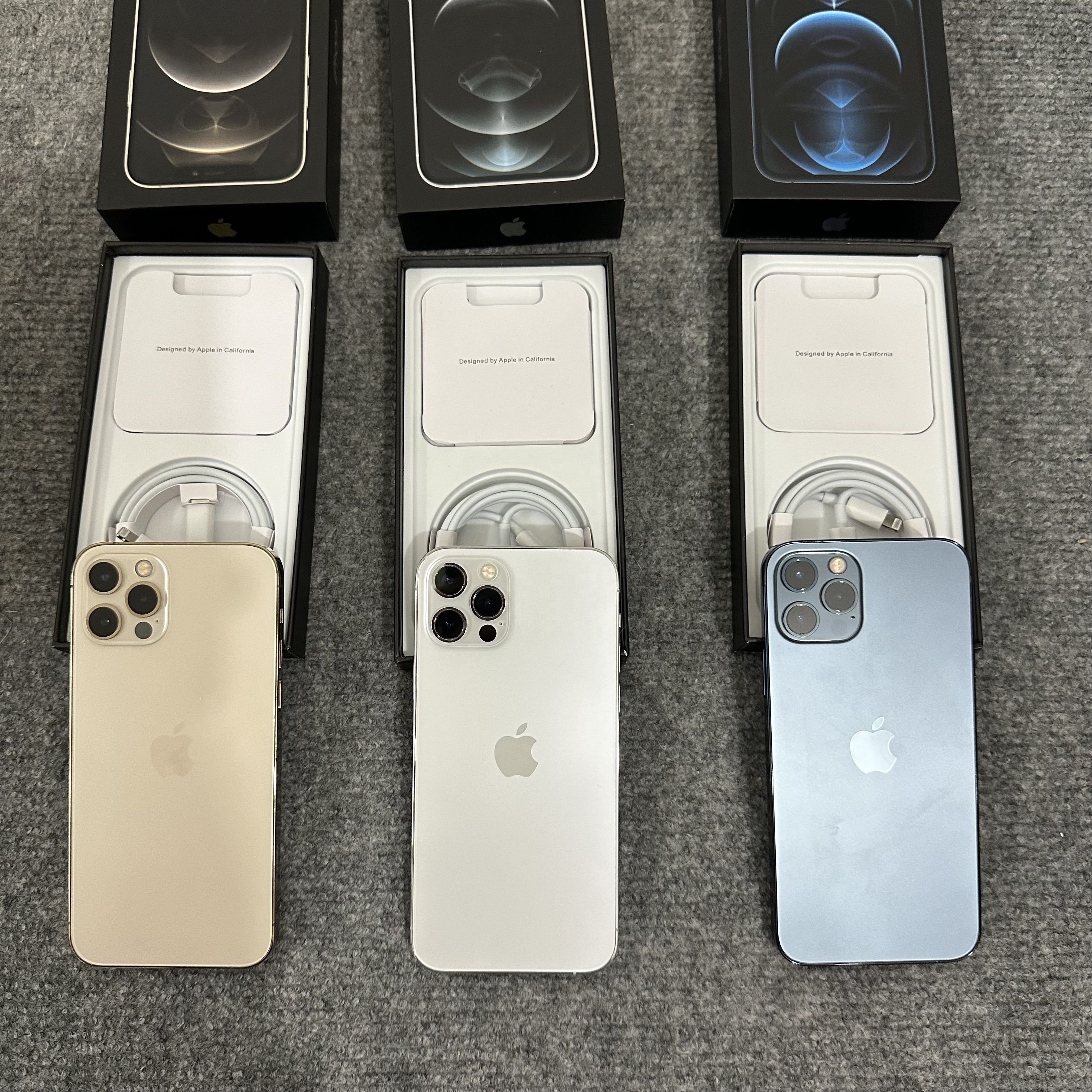 Second Hand Telefone 99% new for iPhone 12 Pro Max 256GB Fully Unlocked Factory Cell Phone Used Cellphone for iPhone 12 promaxe