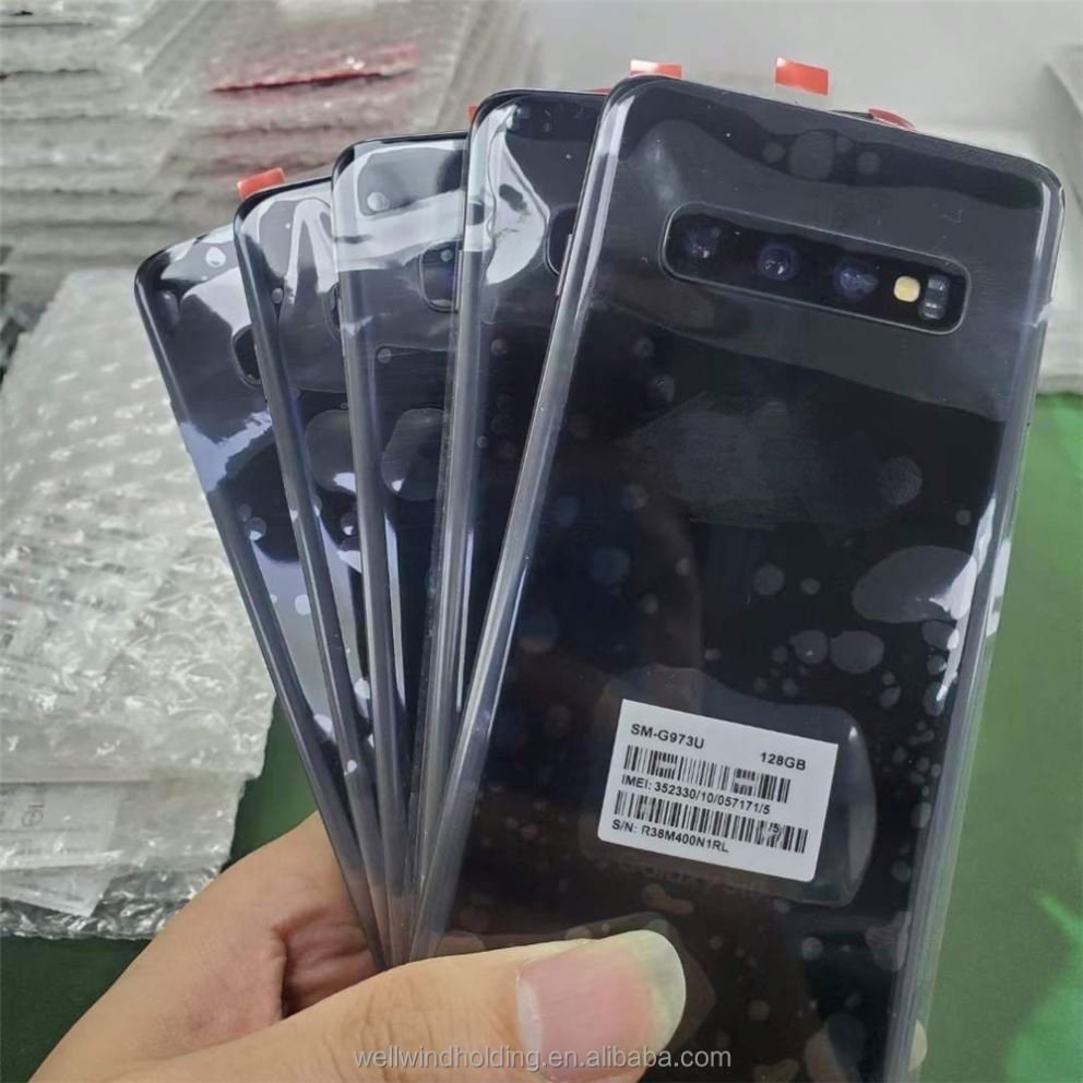 High Quality Original Unlocked Used Mobile Phones S10+ 128G US Version Wholesale Second Hand Cellphones For Samsung