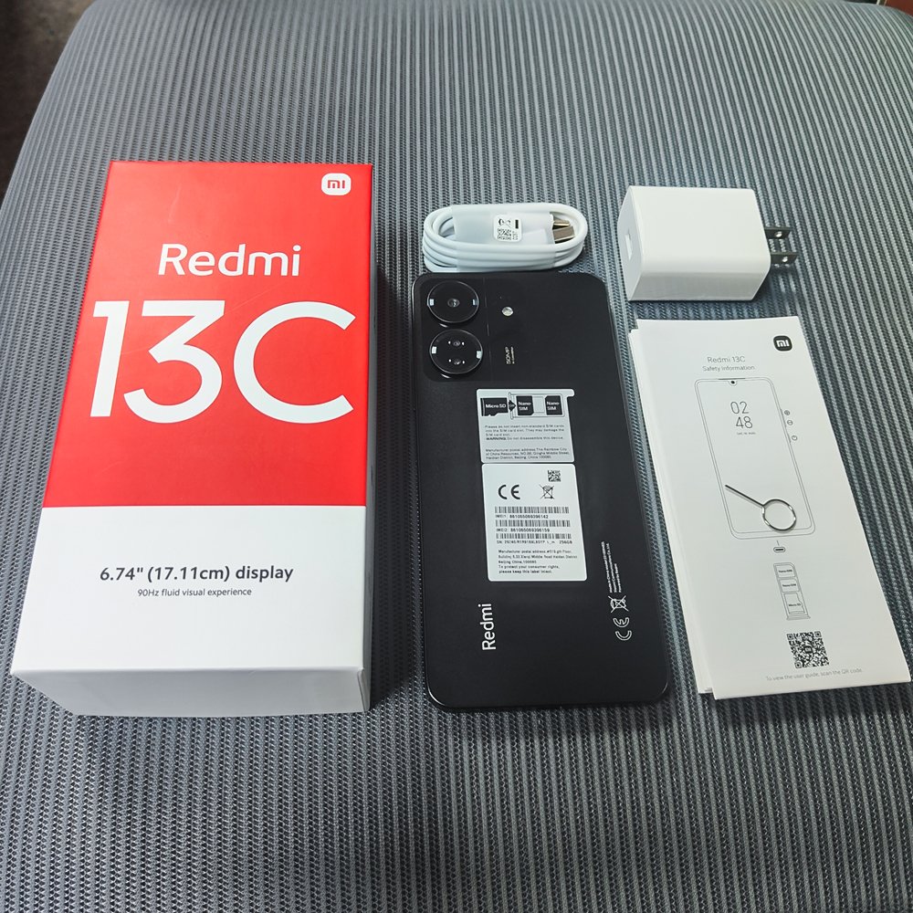 Global Version For Xiaomi Redmi 13c 5g 4gb+128gb 8gb+256gb 6.74" 5g Used Smart Mobile Phone Wholesale Second Hand Smartphone