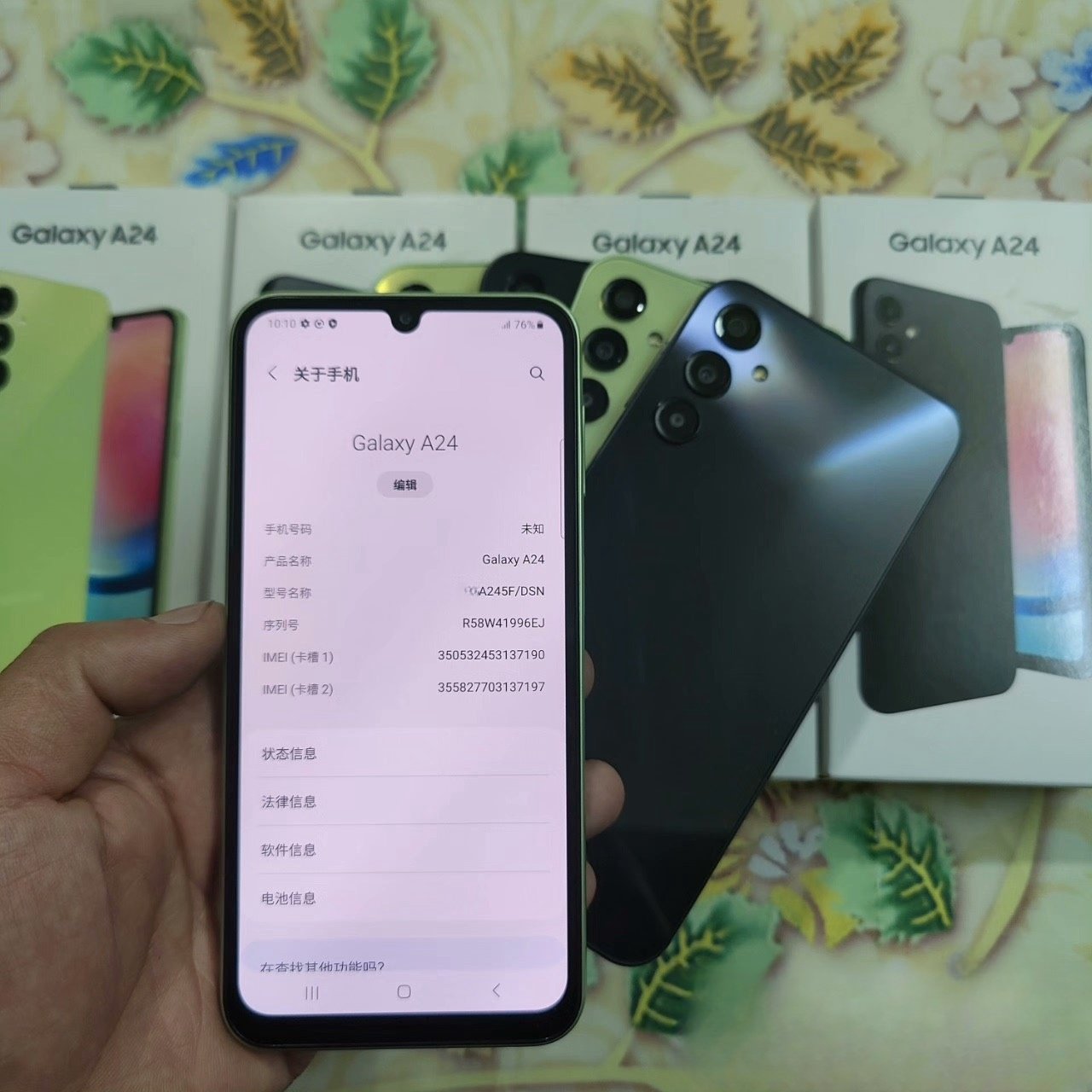 wholesale US version cell phone used mobile phone Smartphone For A24 5G mobile phones