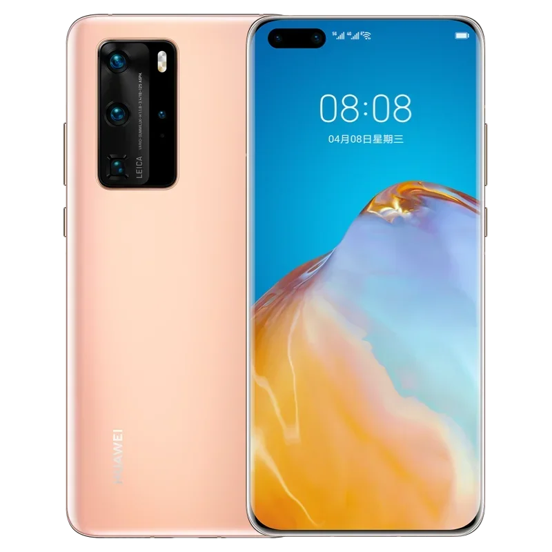 For HUAWEI P40 Pro 5G Smartphone Android 6.58 Inch 50MP 32MP 256GB ROM 8GB RAM Mobile Phones IP68 Waterproof Used Phone