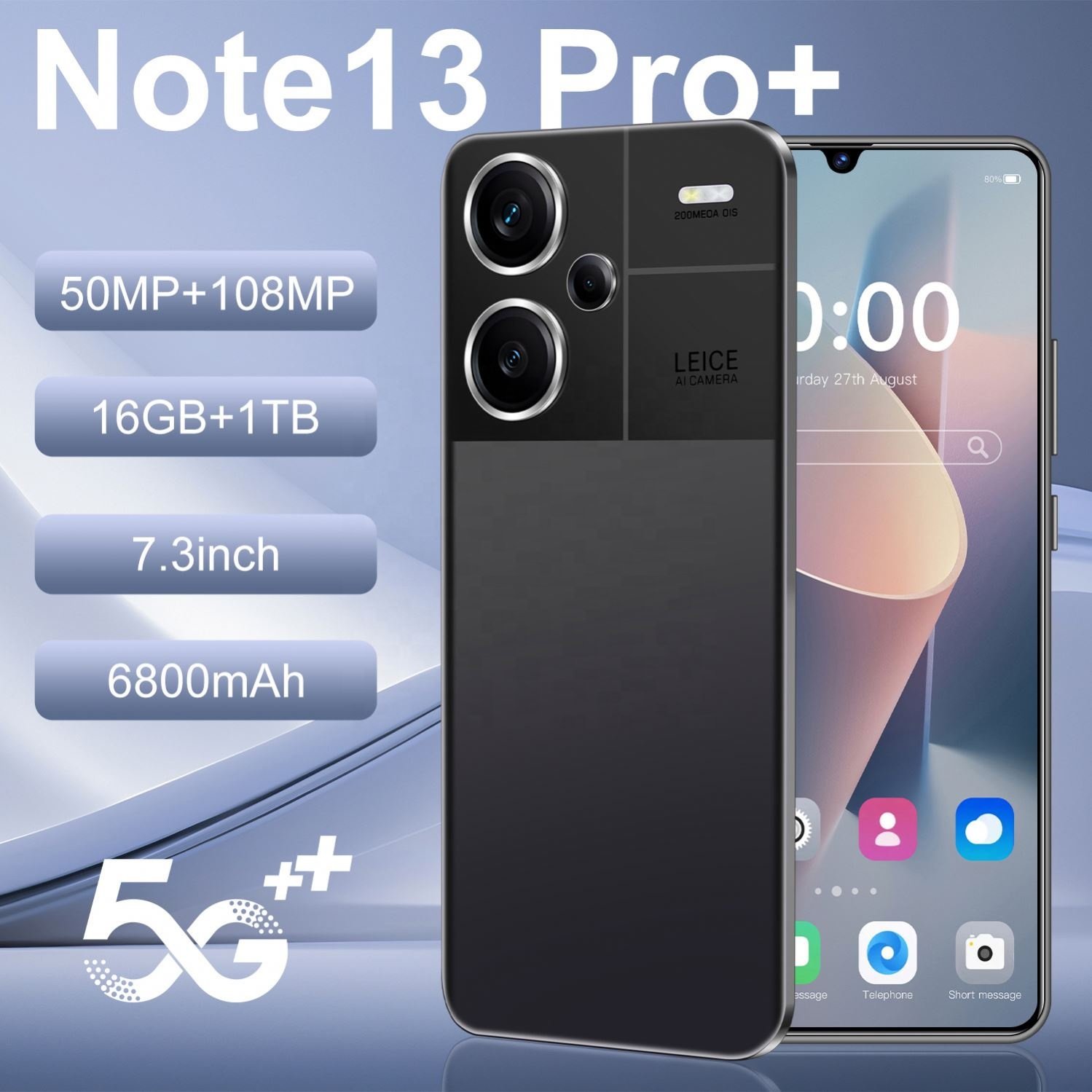 Wholesale Original RedM Note 13 Pro Plus Android 5g smartphone 12+256GB mobile phones Note 13 Pro+