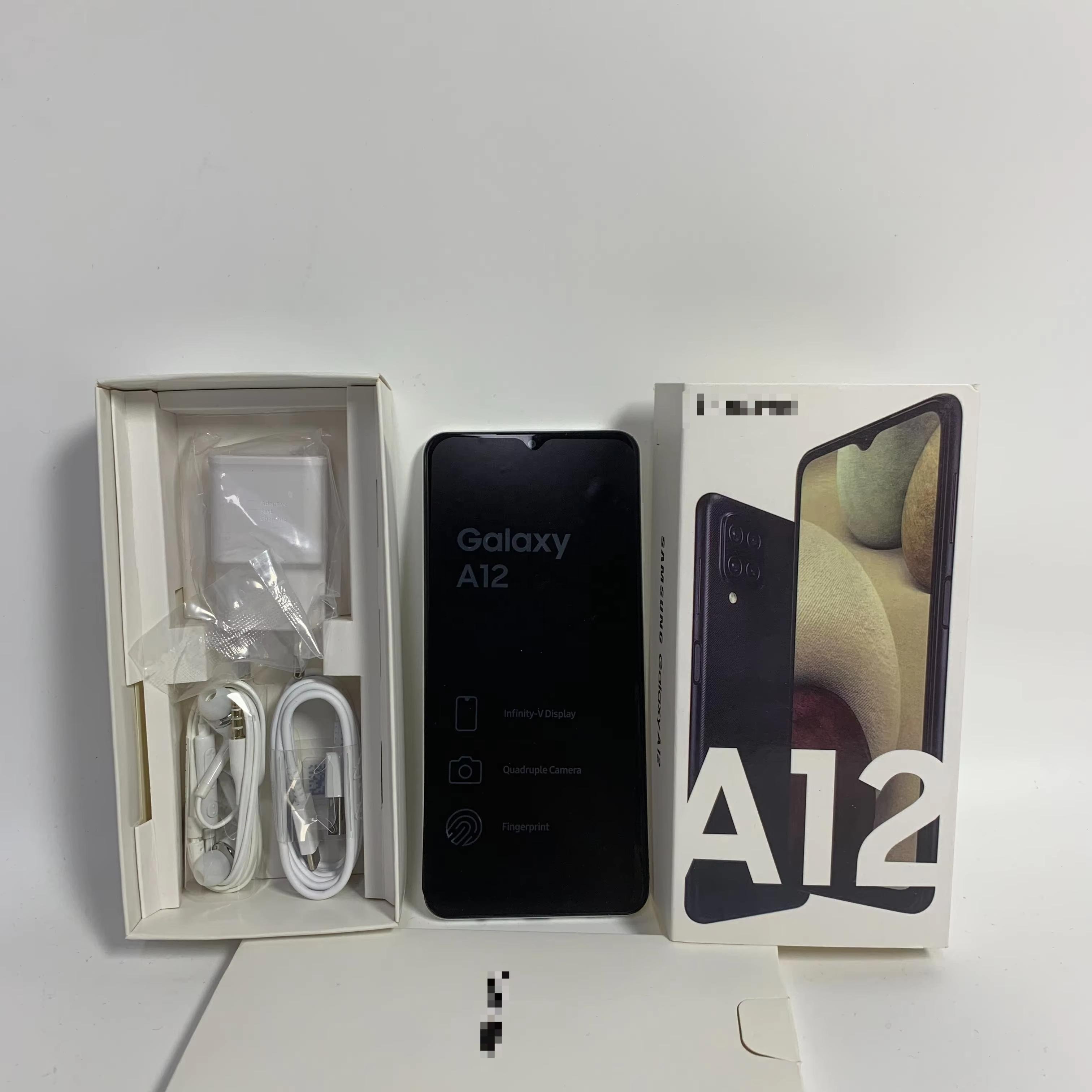 factory Original Brand Low Price Used mobile phones 6.5 inches 64GB cell phones smartphones for Samng a12