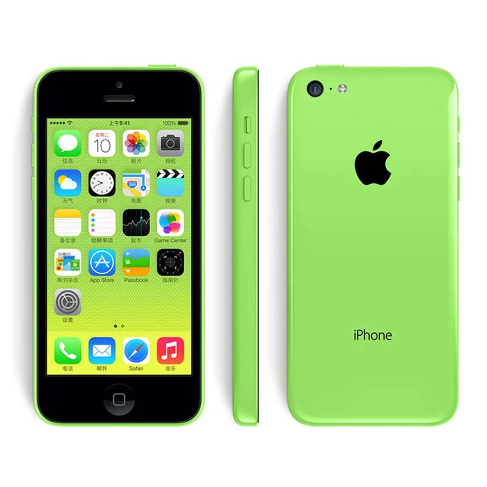 Apple i Phone 5C 3G Mobile Phone 4.0 Display Dual Core CellPhone 8GB/16GB/32GB ROM WCDMA Used WIFI GPS IOS used phone