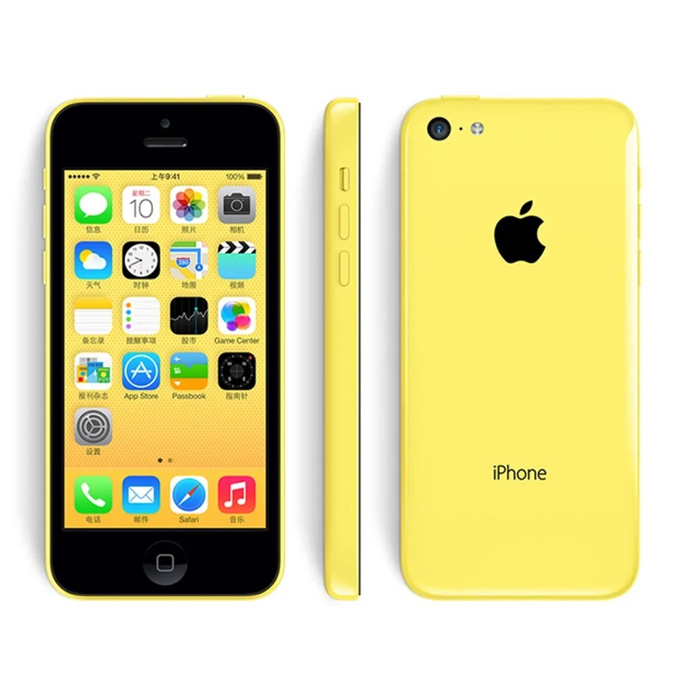 Apple i Phone 5C 3G Mobile Phone 4.0 Display Dual Core CellPhone 8GB/16GB/32GB ROM WCDMA Used WIFI GPS IOS used phone