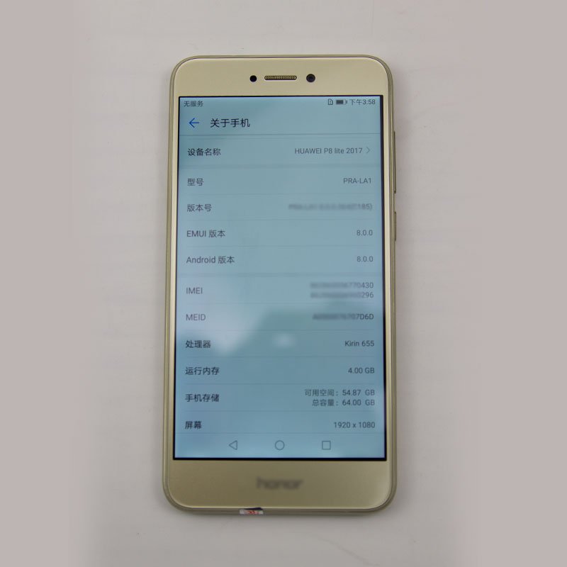 Wholesale cheap used phones P8 Lite 2017 4G Smart Android Phones Low Price Second Hand Mobile second hand mobile phone