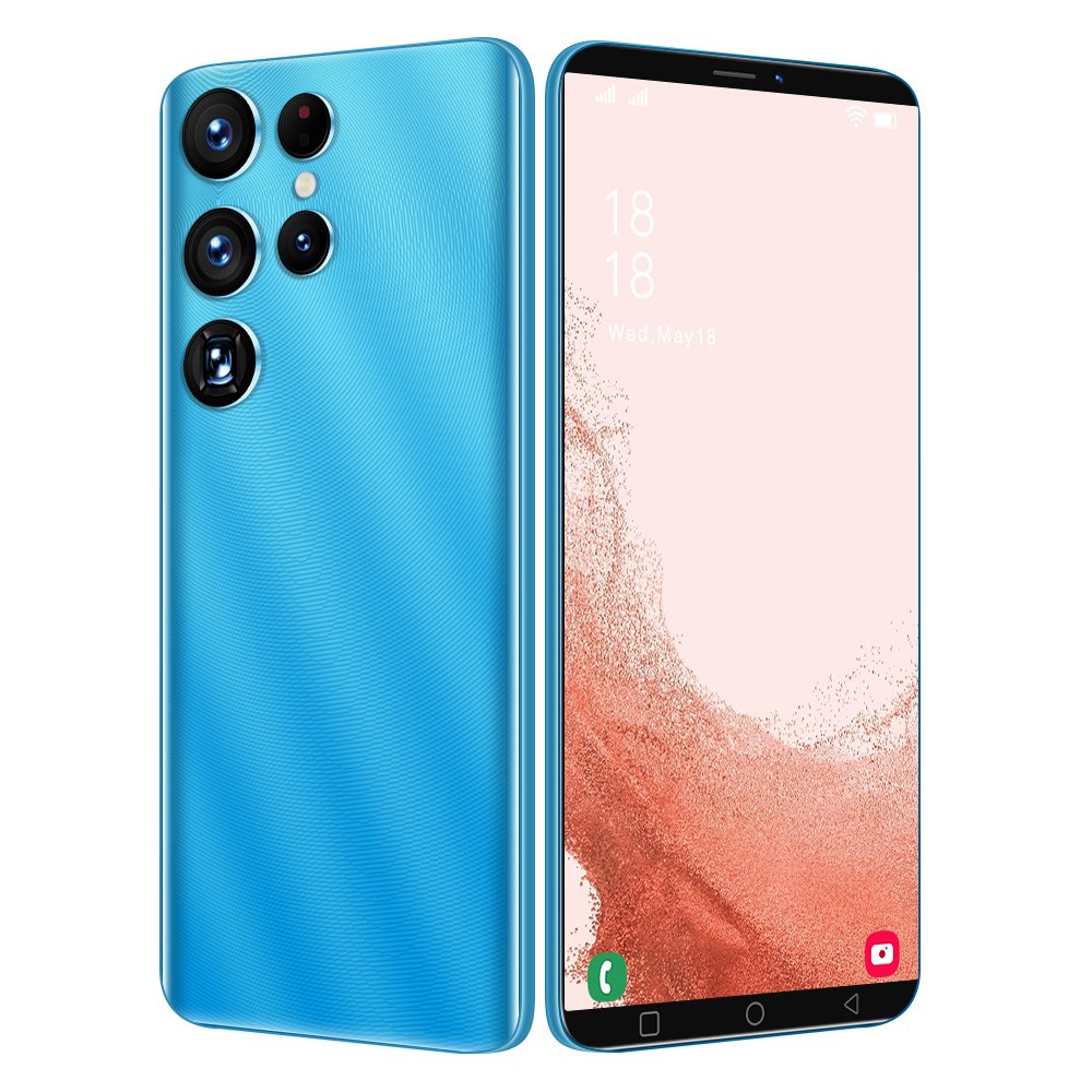 New Big Screen 5G Android Smart Phone 5.5inch 8GB+256GB Custom Mobile Phones S22ULTRA smartphone