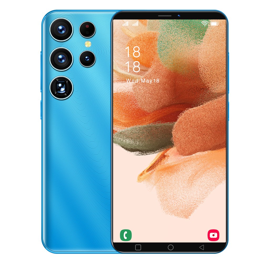 New Big Screen 5G Android Smart Phone 5.5inch 8GB+256GB Custom Mobile Phones S22ULTRA smartphone
