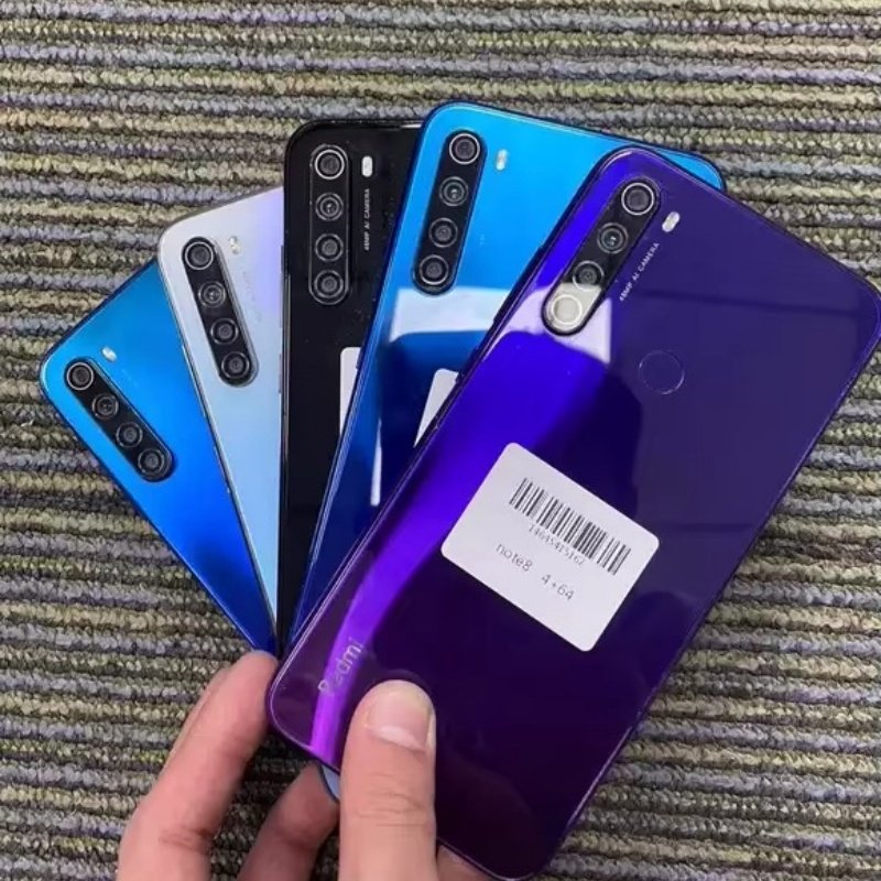 Wholesale Original for Xiaomi Redmi note 8 4+64GB Android Smart Phone cheap smartphone used mobile phones wholesale
