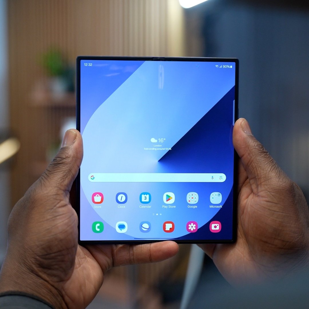 SAM Galaxy Z Fold 6 AI Phone 7.6" 4400mAh Snapdragon 8 Gen 3 AI Photo Edits Large Screen Unlock 99% new Android Smartphone