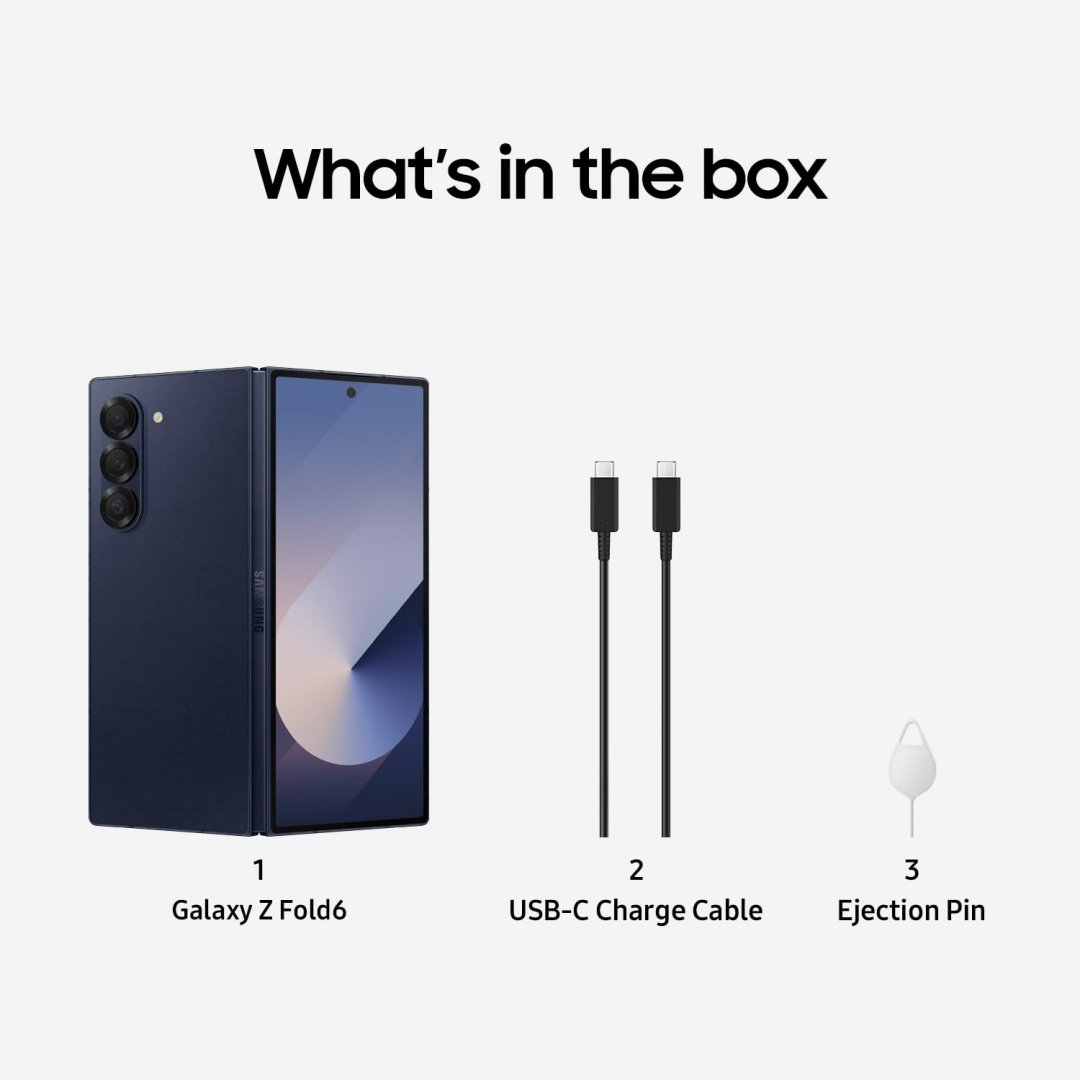 SAM Galaxy Z Fold 6 AI Phone 7.6" 4400mAh Snapdragon 8 Gen 3 AI Photo Edits Large Screen Unlock 99% new Android Smartphone