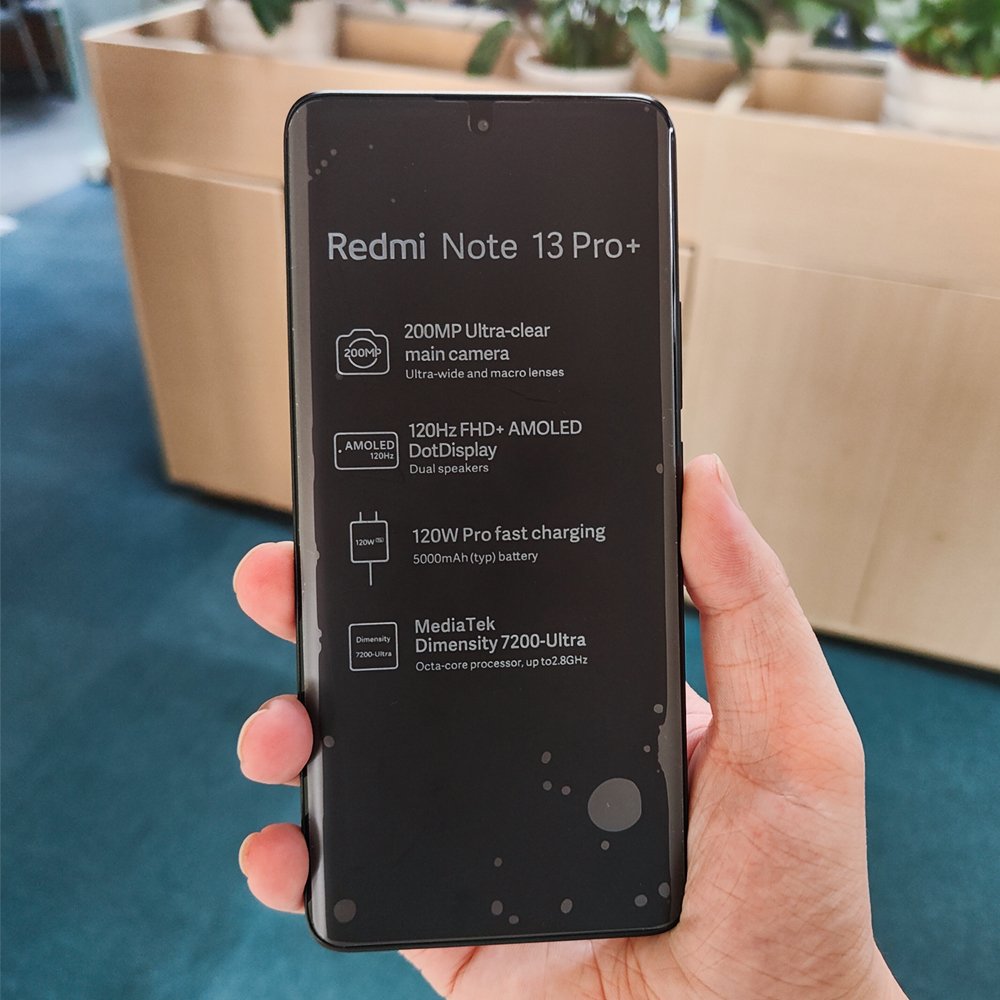 Wholesale Original For Xiaomi Redmi Note 13 Pro+ 5g 6.67 Inch 12gb+512gb Nfc Used Mobile Phone 5g Smartphone