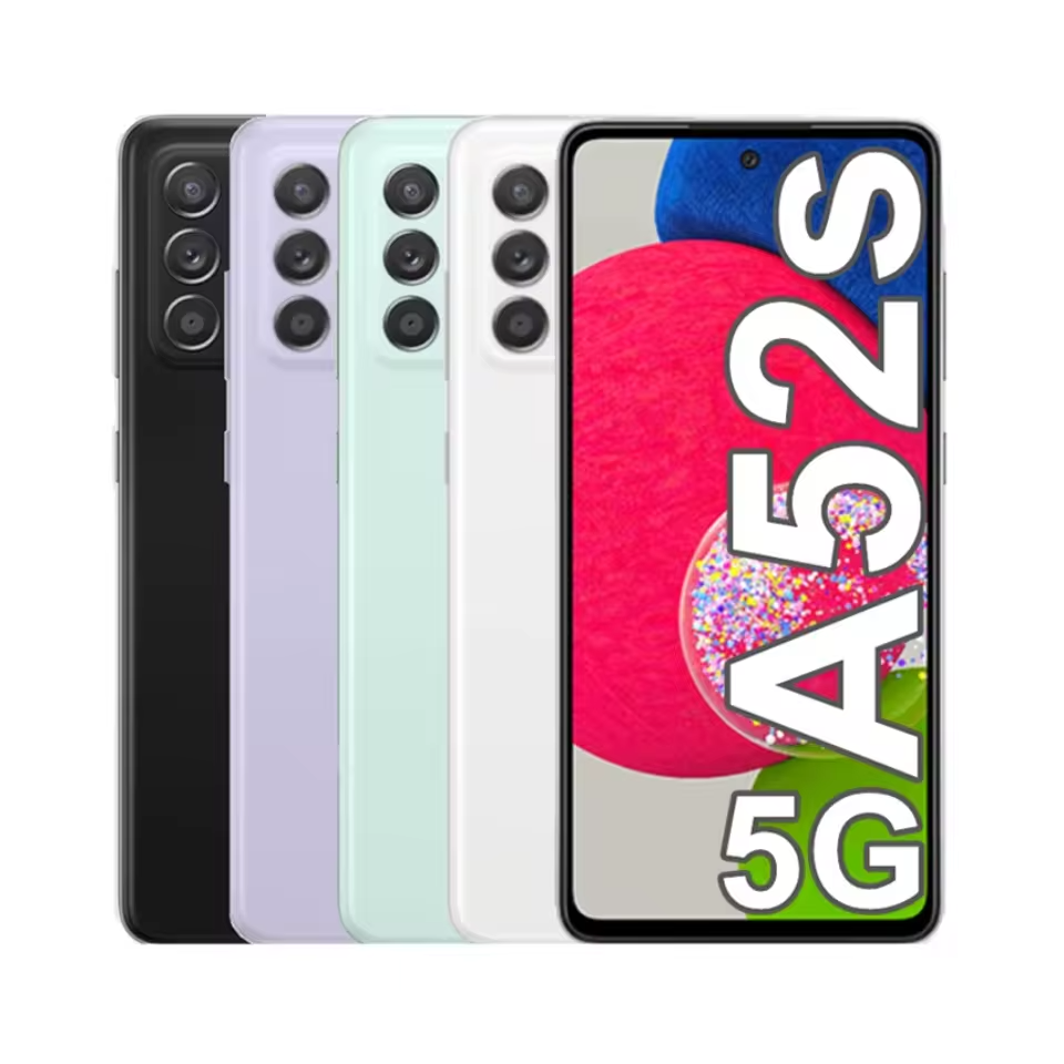 Wholesale original used mobile phones global version For Samsung A52s 5G smartphone 128GB Dual SIM Cellphone A23 A33 A34 A52