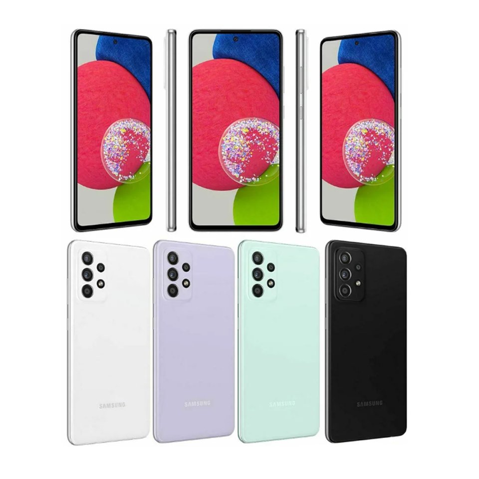 Wholesale original used mobile phones global version For Samsung A52s 5G smartphone 128GB Dual SIM Cellphone A23 A33 A34 A52