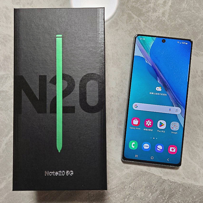 Cheap Used Phone Note20 Fast Ship Fingerprint Phone 256GB 5G Smartphone Wholesale
