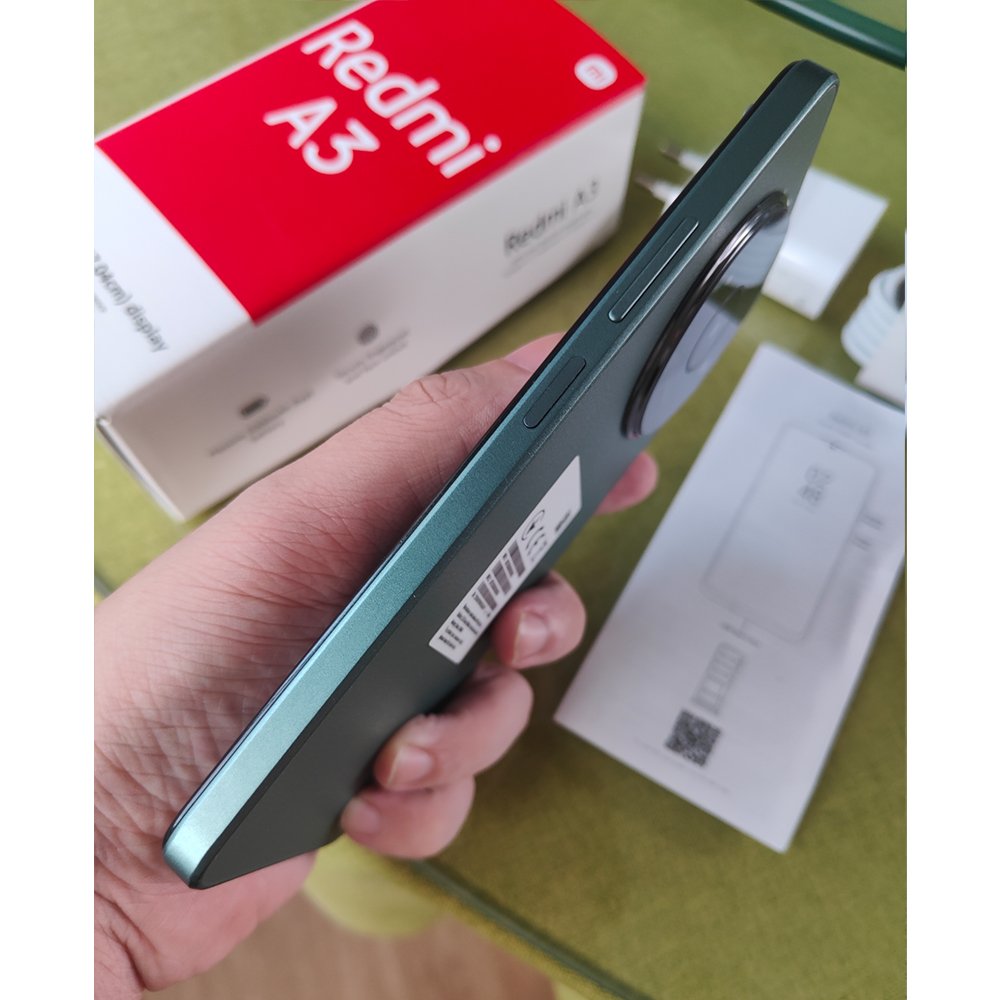 For Xiaomi Redmi A3 Refurbished Smartphone 4+128gb 5000mah Battery 6.71" Dotdrop Display Used Mobile Phones