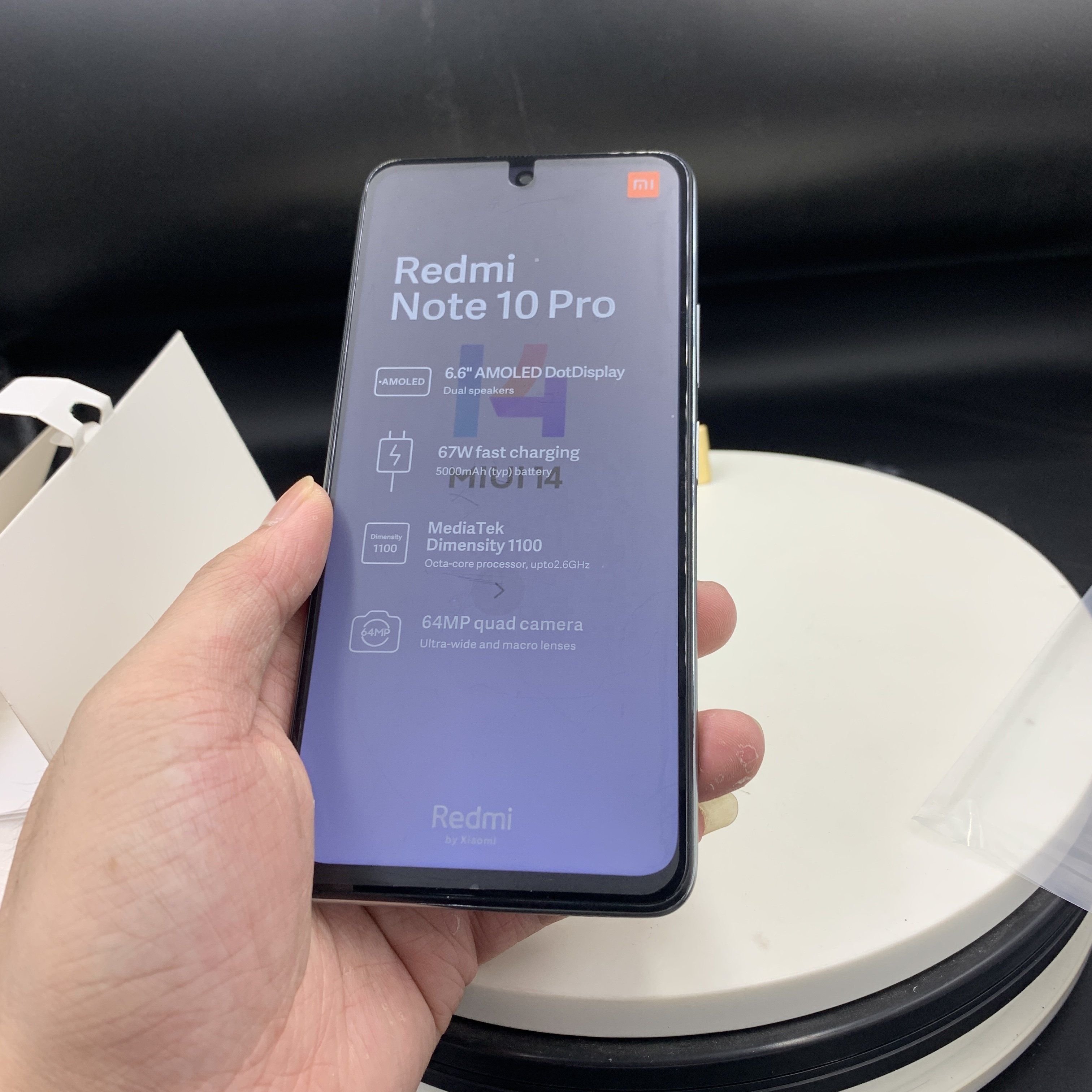 2024 Second hand Xiaomi Redmi Note 10 Pro 8+256GB Refurbished Unlocked Cellphone Used Mobile Phone