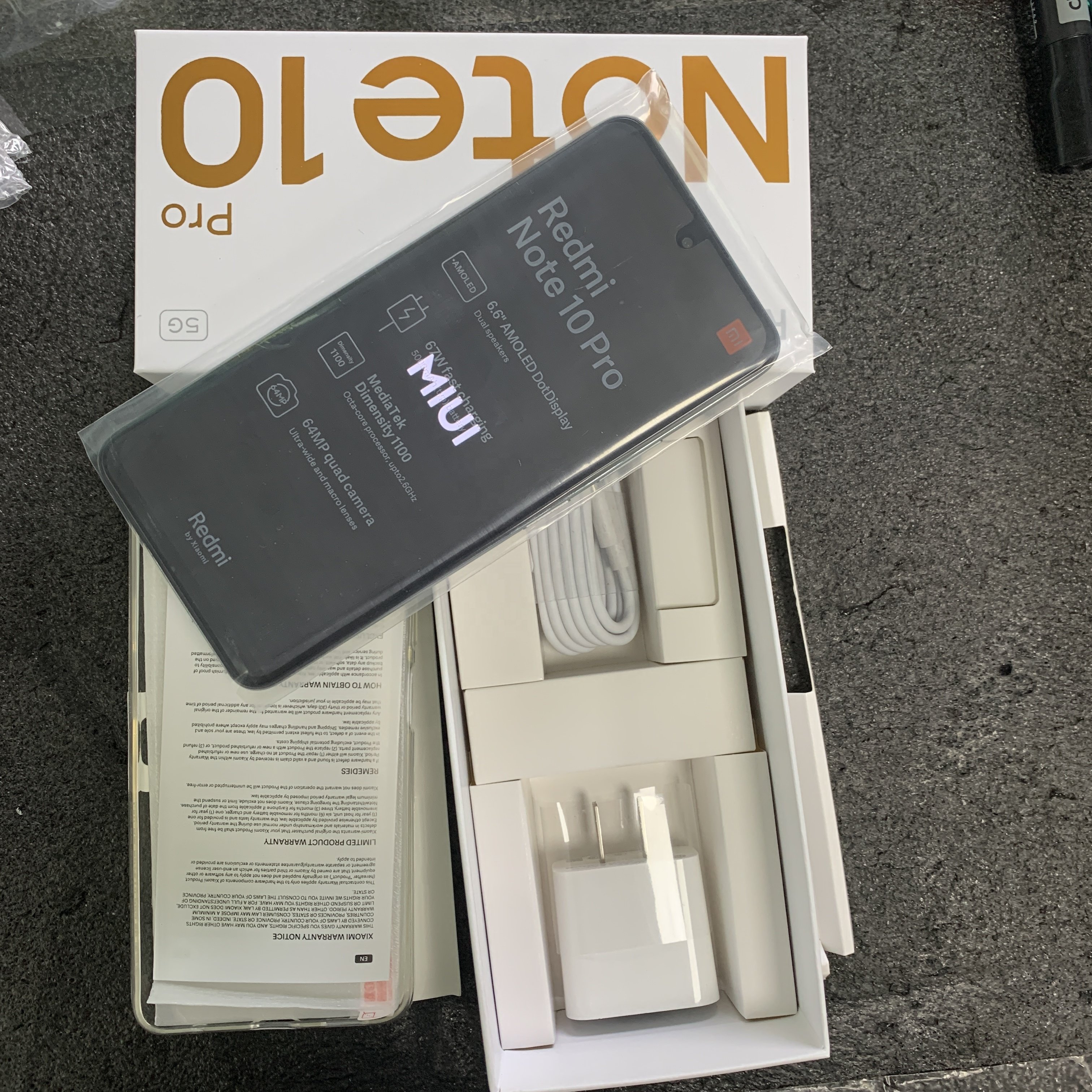 2024 Second hand Xiaomi Redmi Note 10 Pro 8+256GB Refurbished Unlocked Cellphone Used Mobile Phone