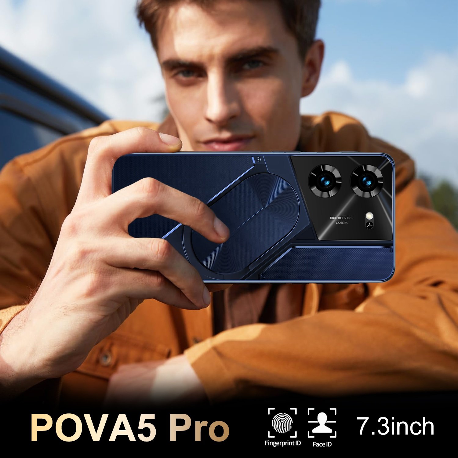 New Pova 5 pro 16GB+1TB Phone Global Version Smartphone Android Cellphones Original with dual sim card