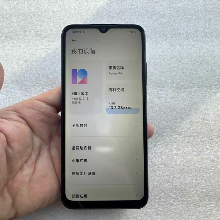 used phones mobile android smartphone for redmi 9a Hd shooting smartphone low price wholesale bulk used mobile phones